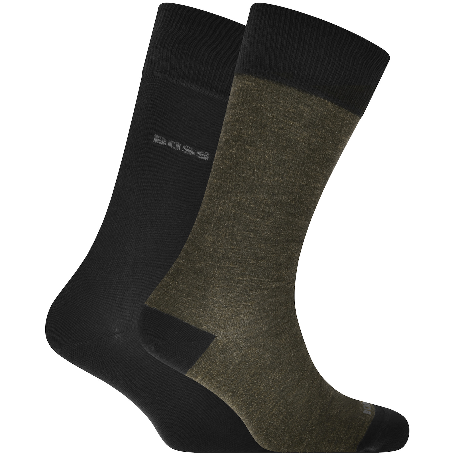 Shop Boss Business Boss 2 Pack Logo Socks In Black