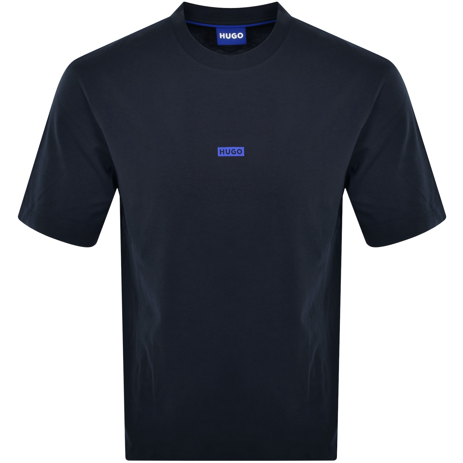 Shop Hugo Blue Nalono T Shirt Navy