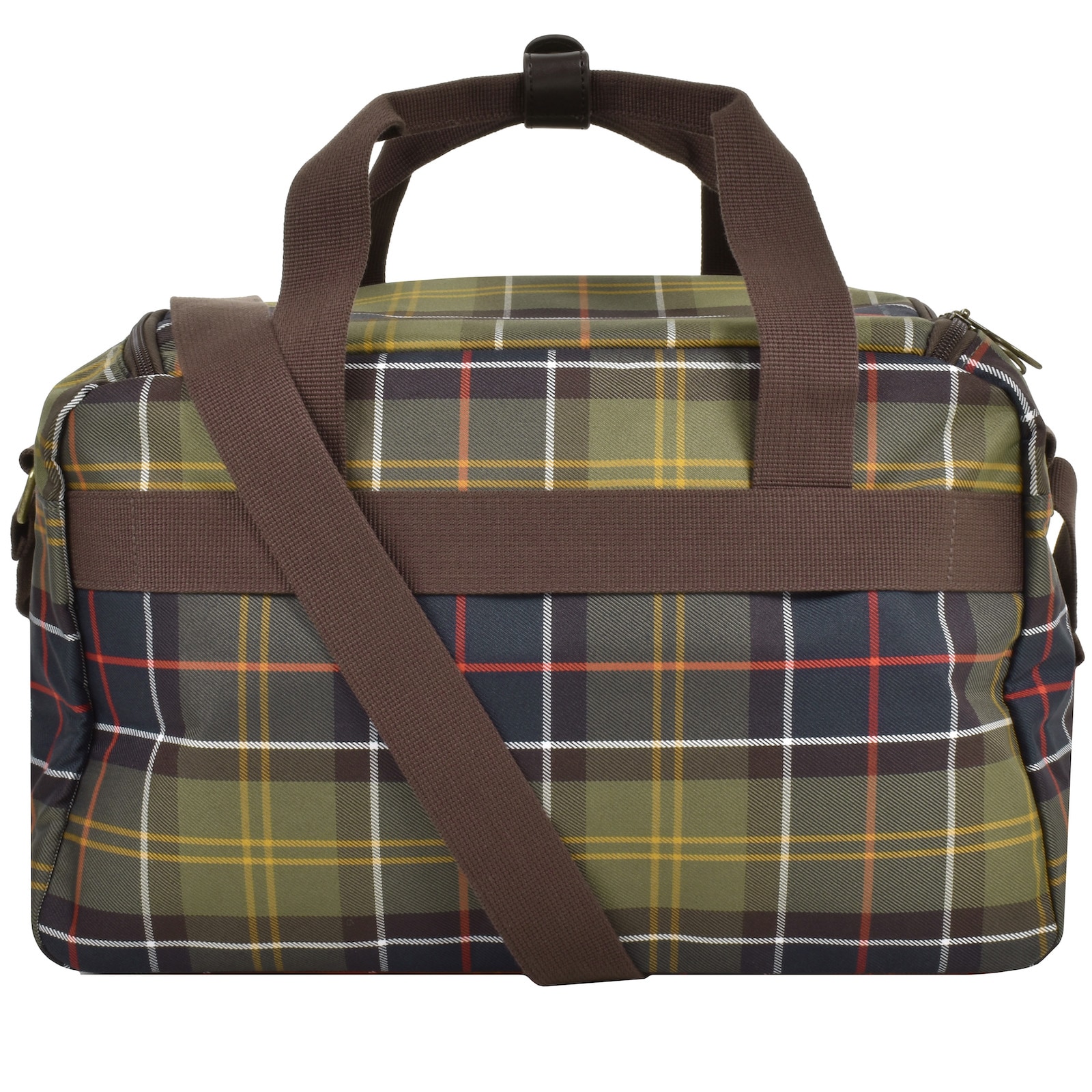 Shop Barbour Torridon Tartan Flight Bag In Green