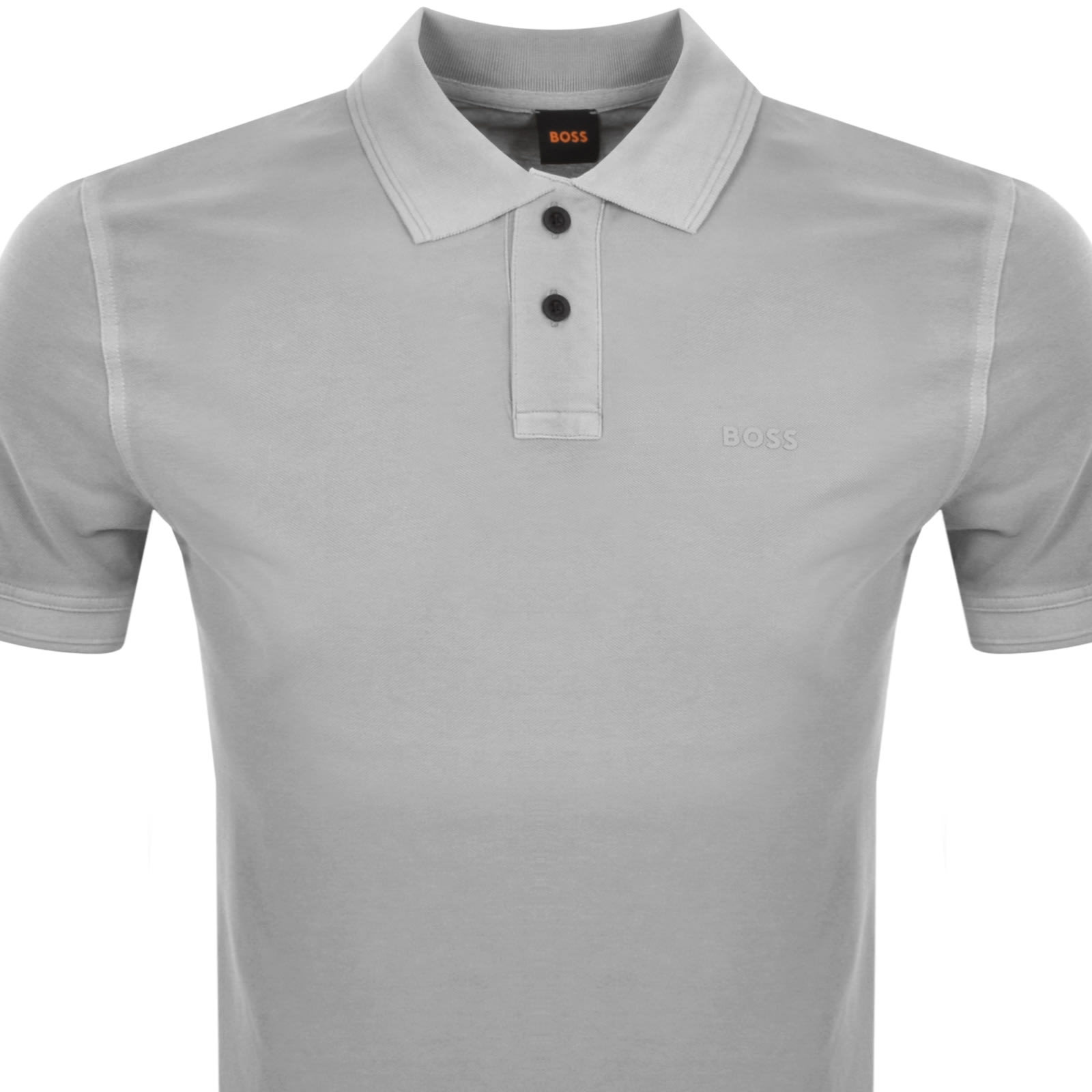 Shop Boss Casual Boss Prime Polo T Shirt Grey