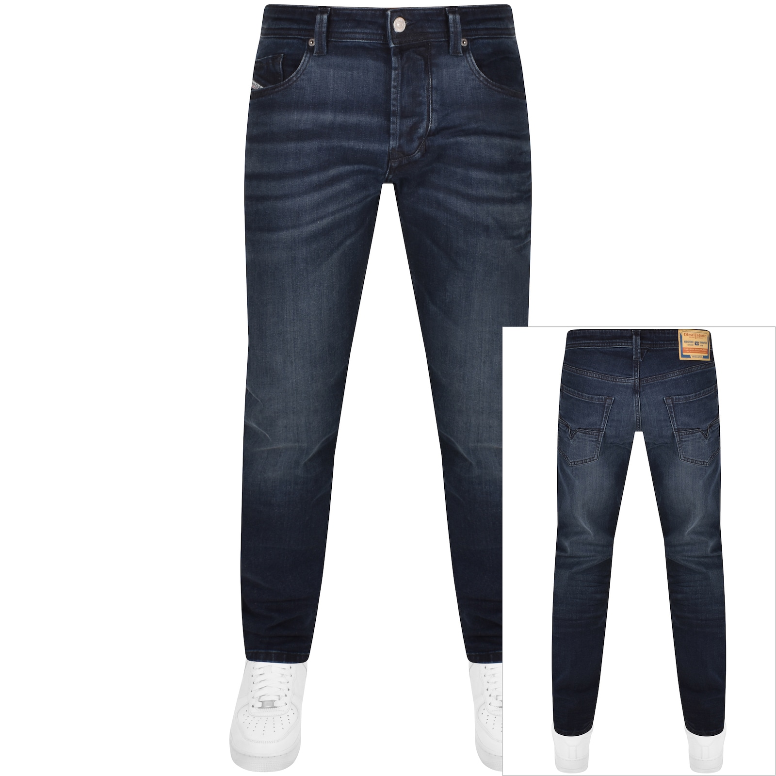 Shop Diesel 1986 Larkee Beex Tapered Fit Jeans Blue