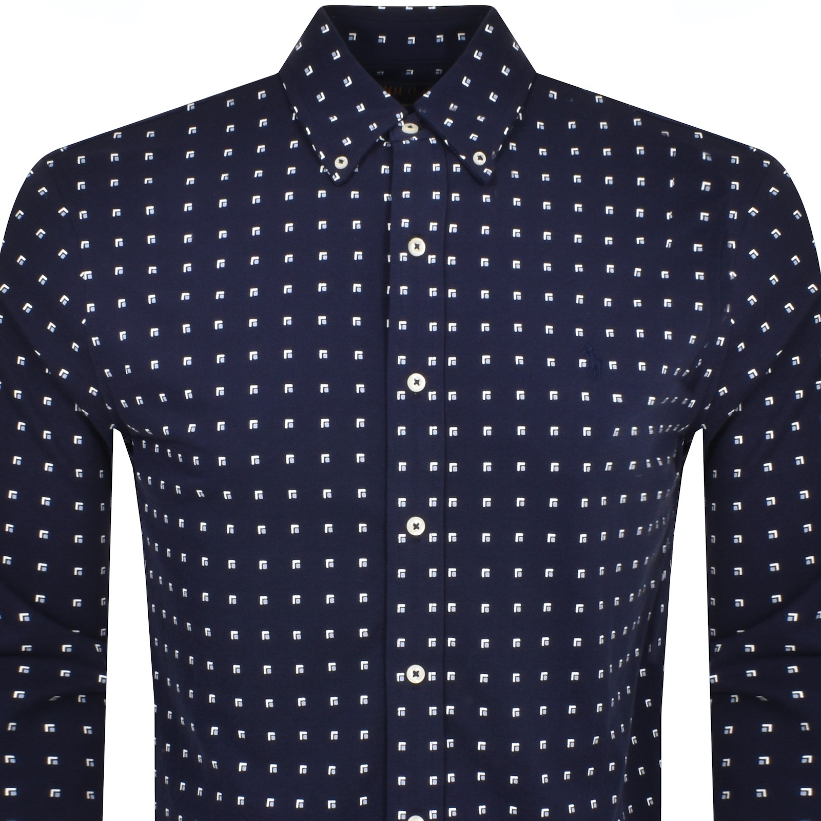 Shop Ralph Lauren Featherweight Mesh Shirt Navy