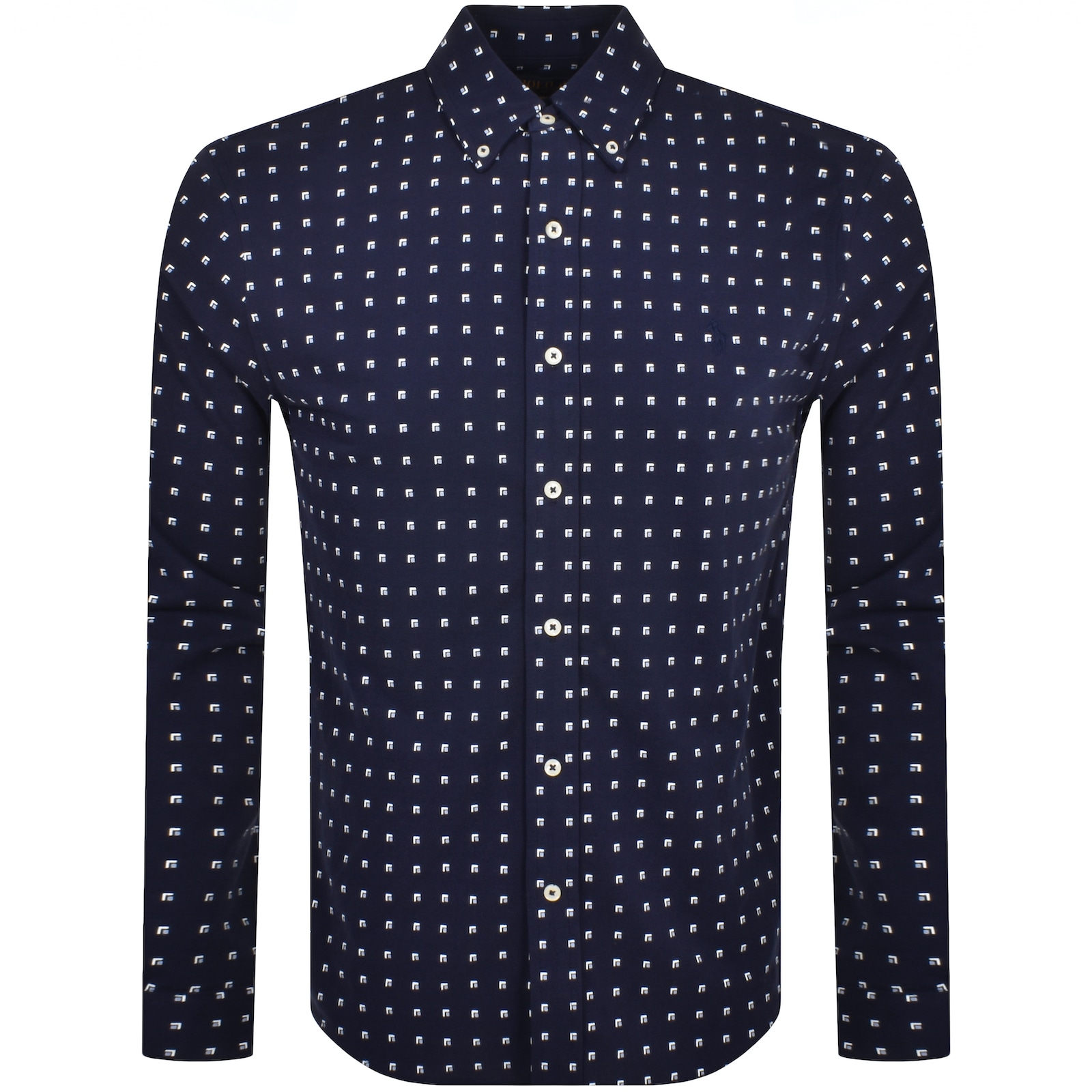 Shop Ralph Lauren Featherweight Mesh Shirt Navy