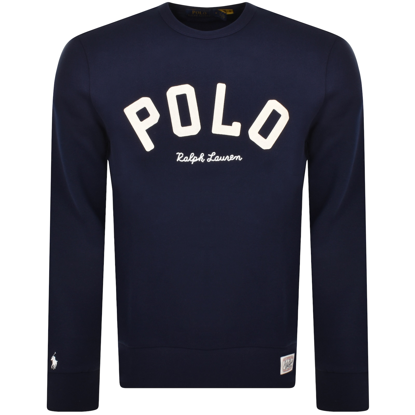 Shop Ralph Lauren Logo Sweatshirt Navy