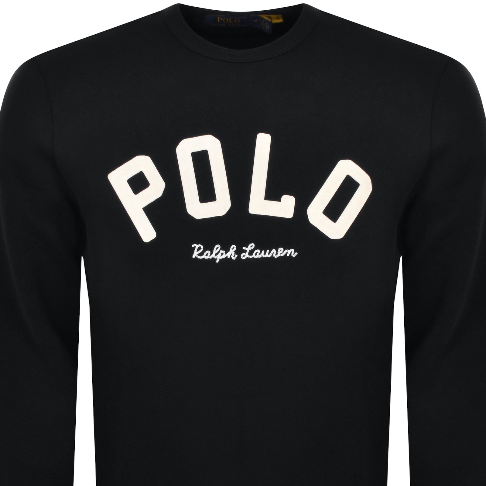 Shop Ralph Lauren Logo Sweatshirt Black