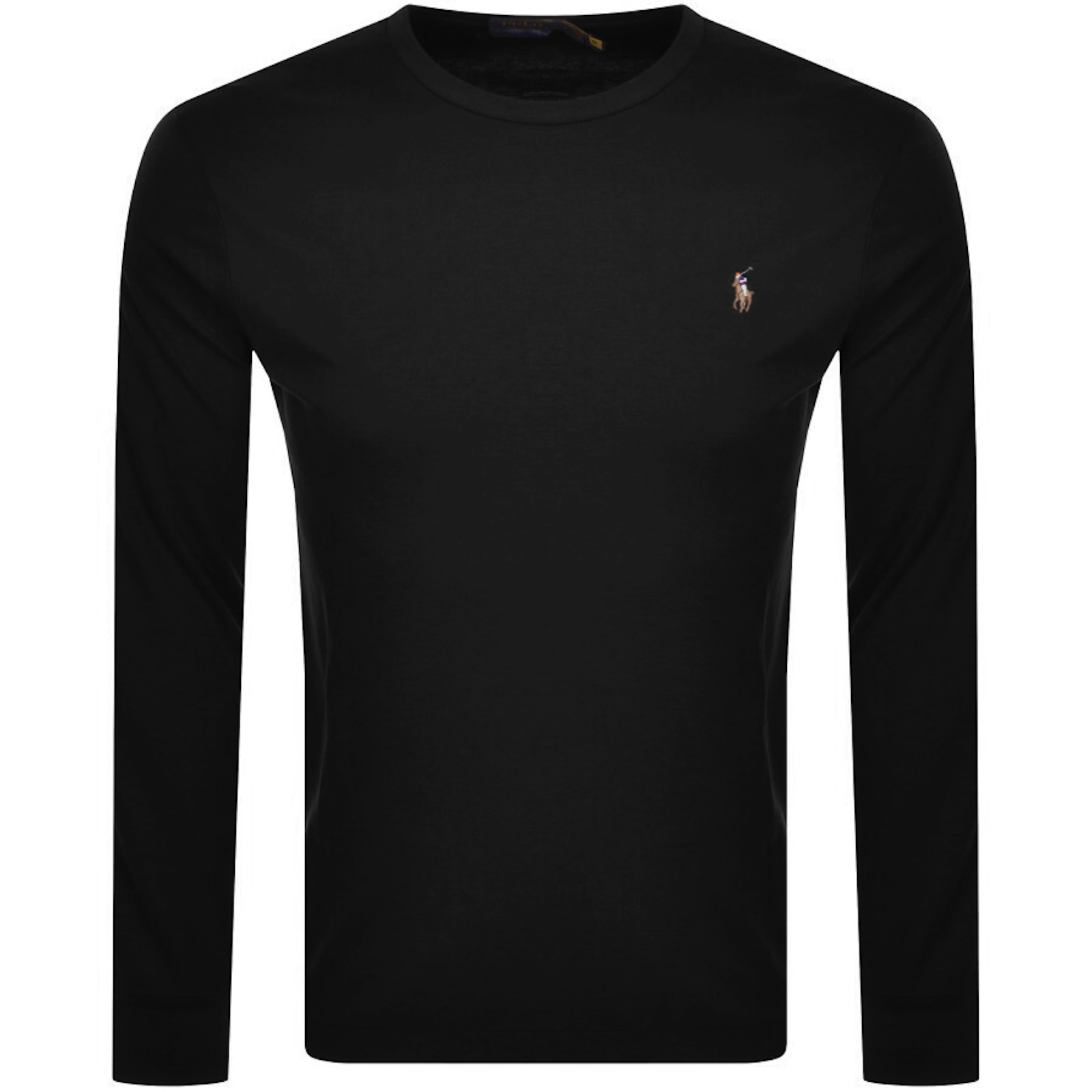 Shop Ralph Lauren Long Sleeved T Shirt Black