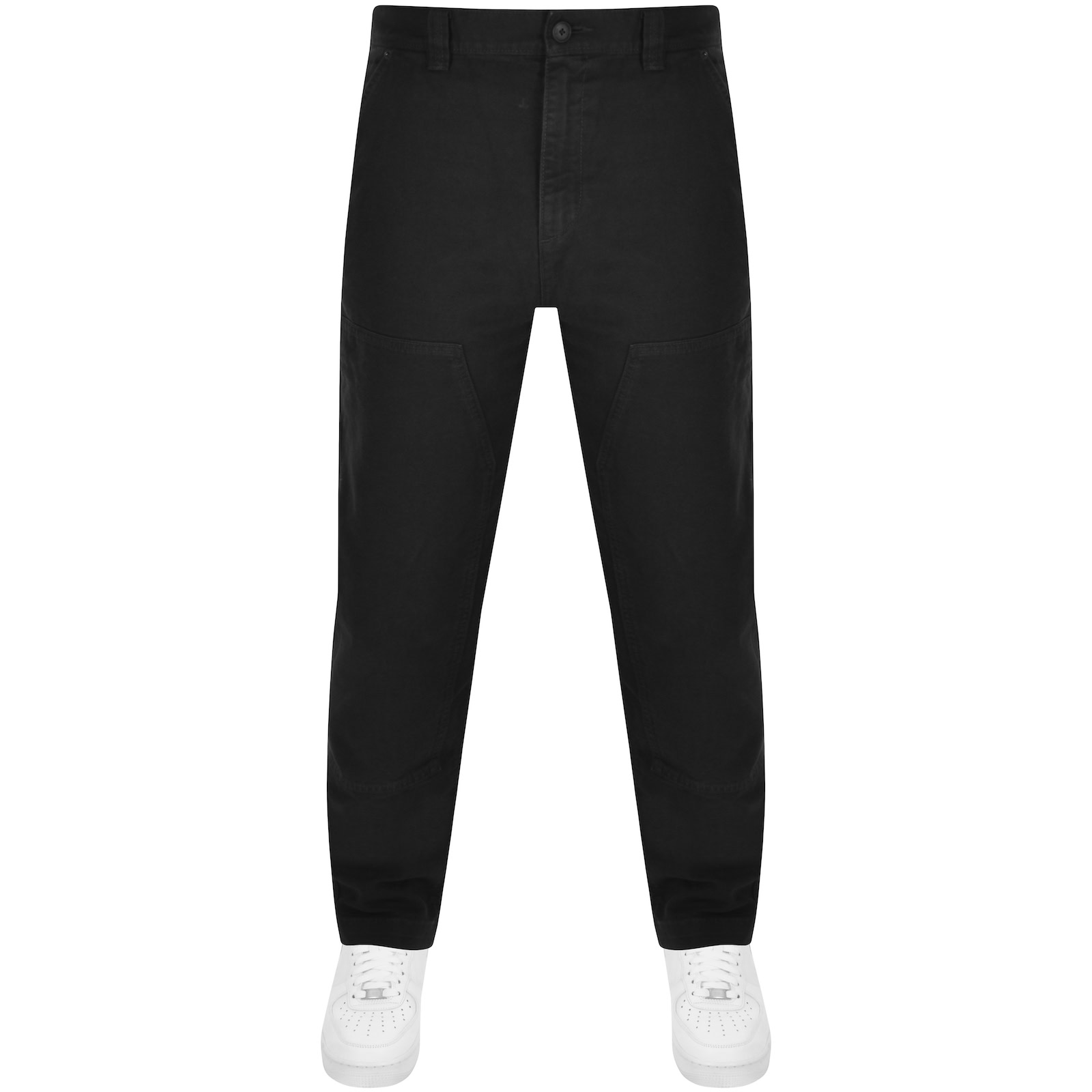 Shop Hugo Blue Gioro242d Trousers Black