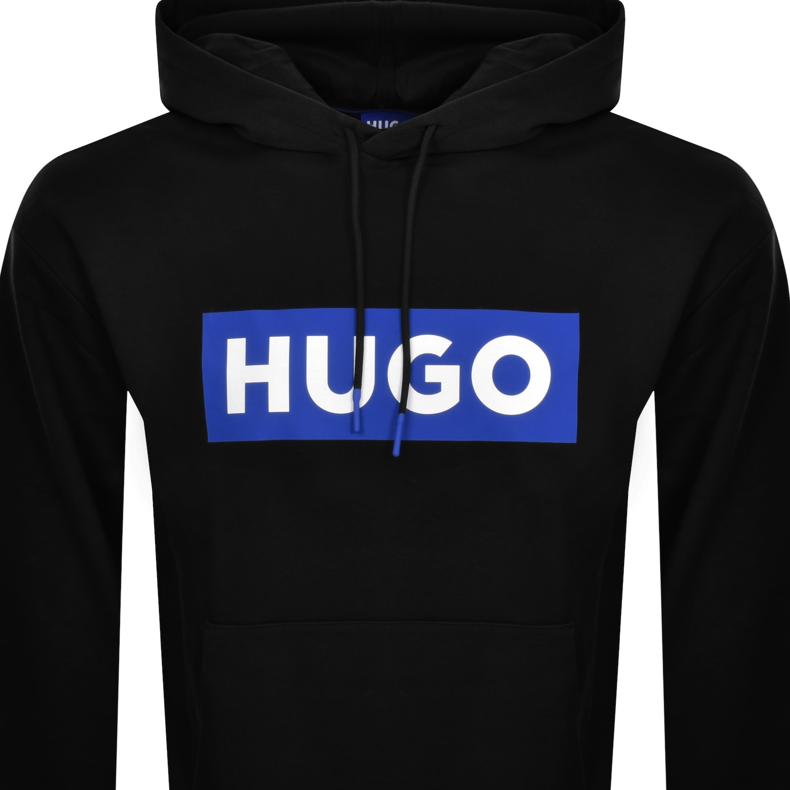 Shop Hugo Blue Nalves Hoodie Black