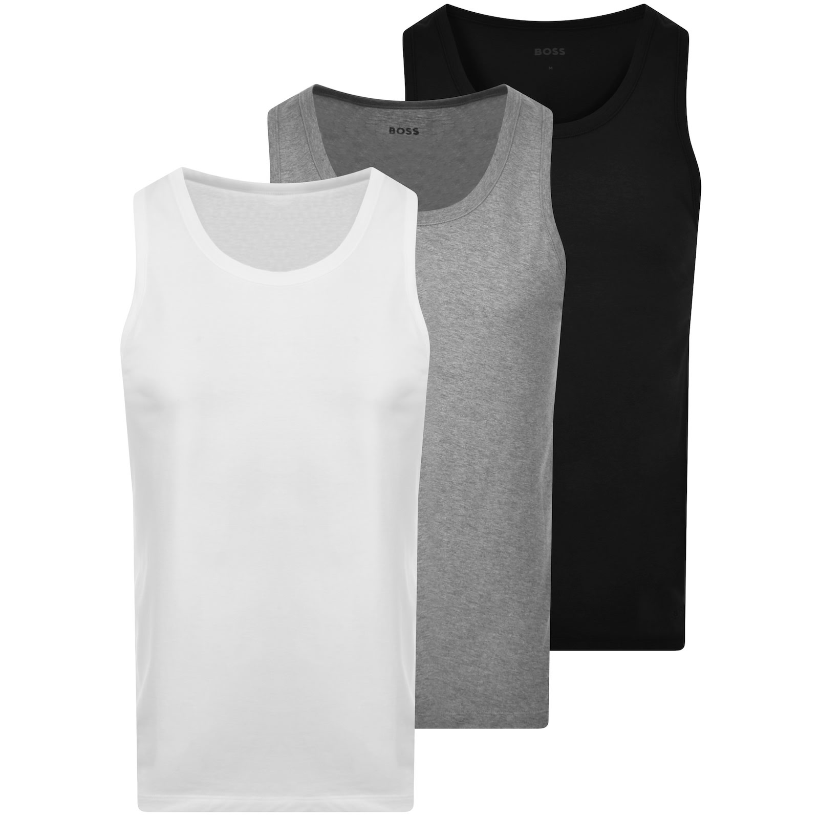 BOSS BUSINESS BOSS 3 PACK VEST T SHIRTS 