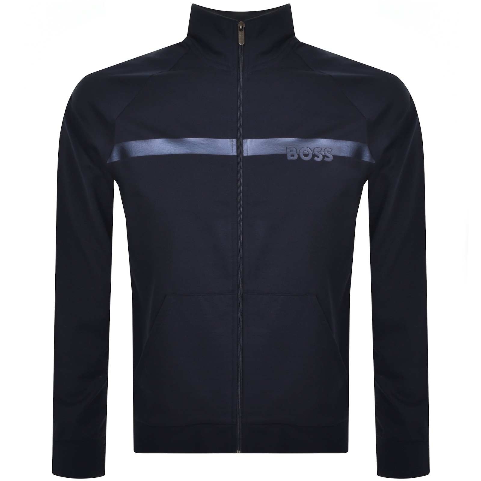 Shop Boss Business Boss Authentic Full Zip Sweatshirt Navy