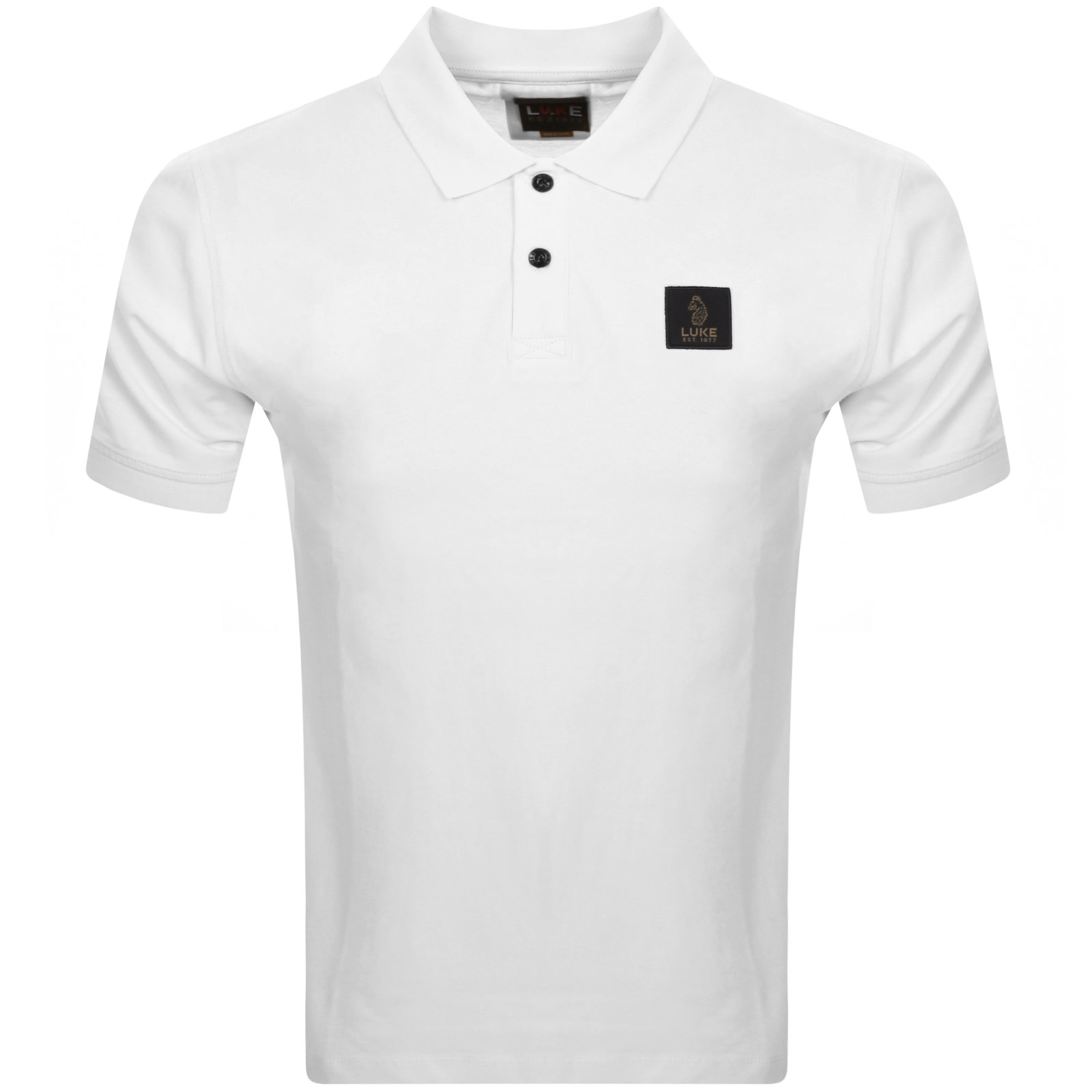 LUKE 1977 LUKE 1977 LAOS PATCH POLO T SHIRT WHITE 