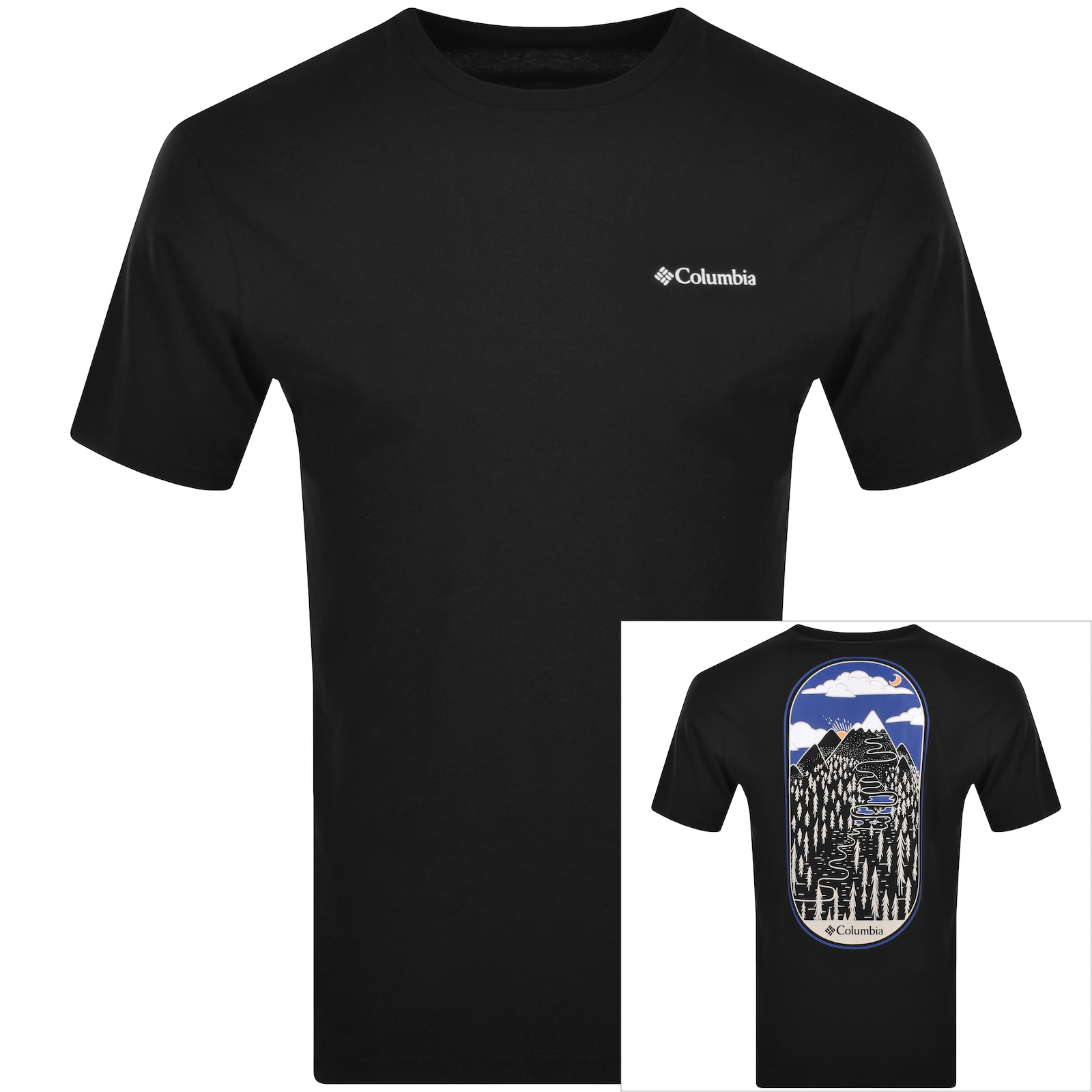 Shop Columbia Rockaway River T Shirt Black