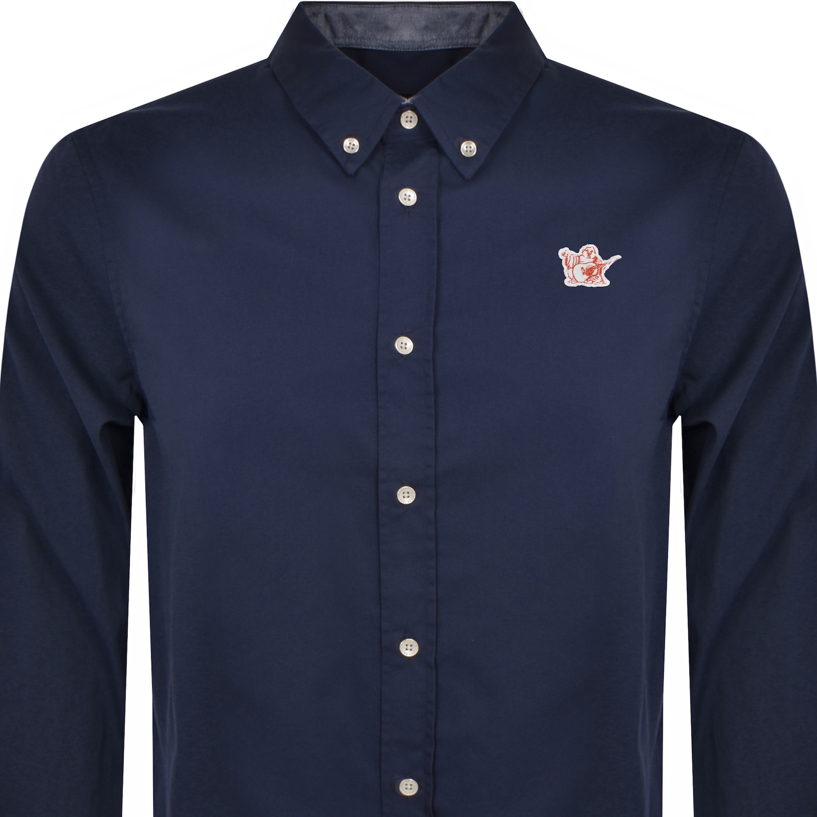 Shop True Religion Buddha Patch Shirt Navy