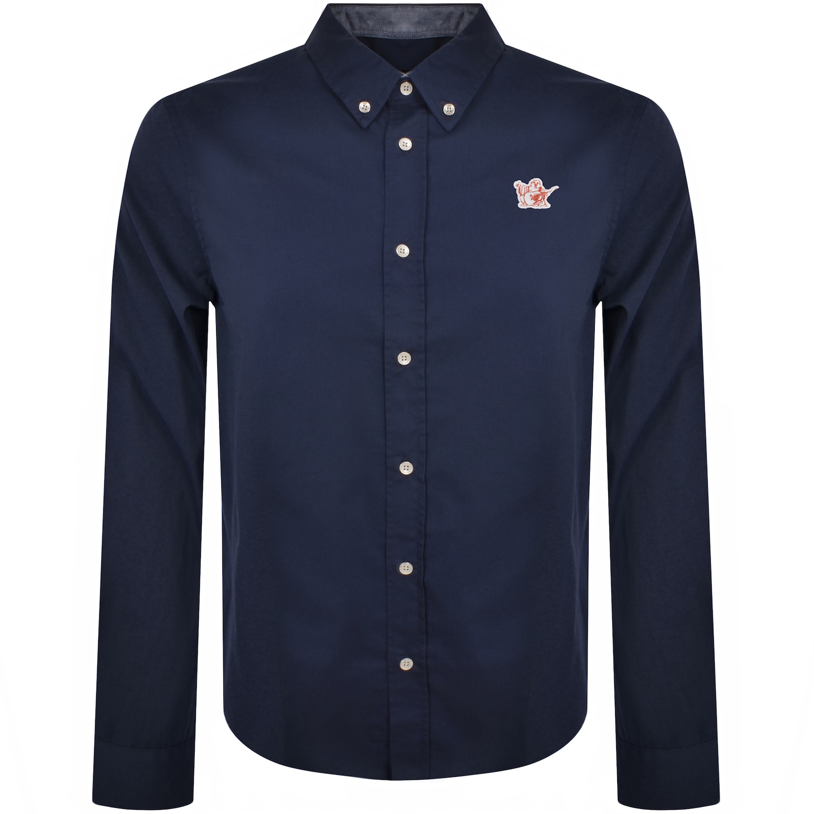 Shop True Religion Buddha Patch Shirt Navy