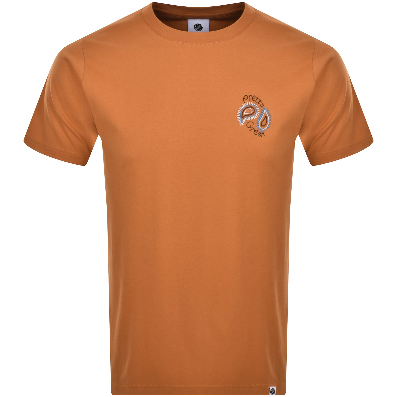 Shop Pretty Green Wonderwall T Shirt Orange