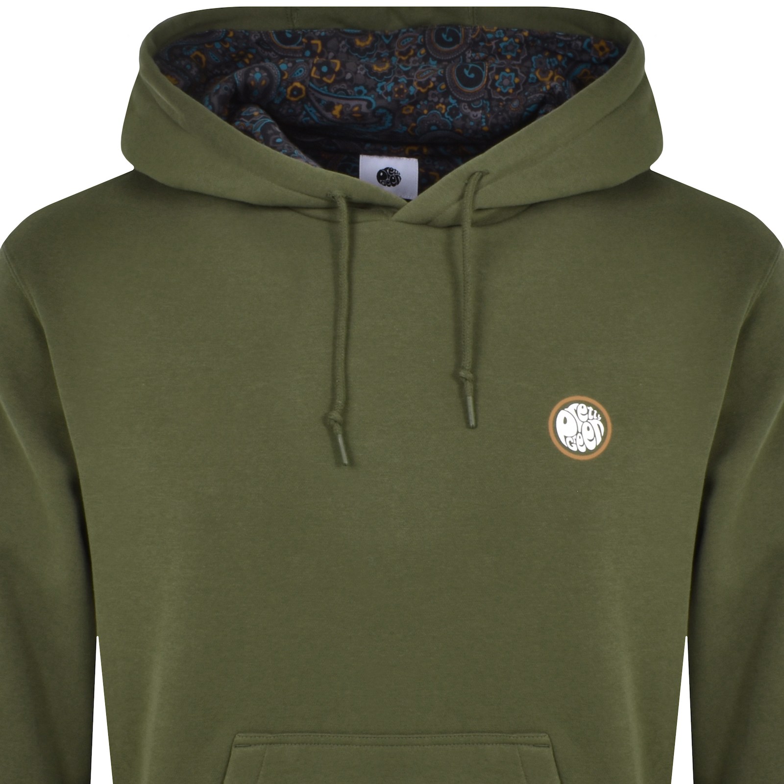 Shop Pretty Green Wonderwall Hoodie Khaki