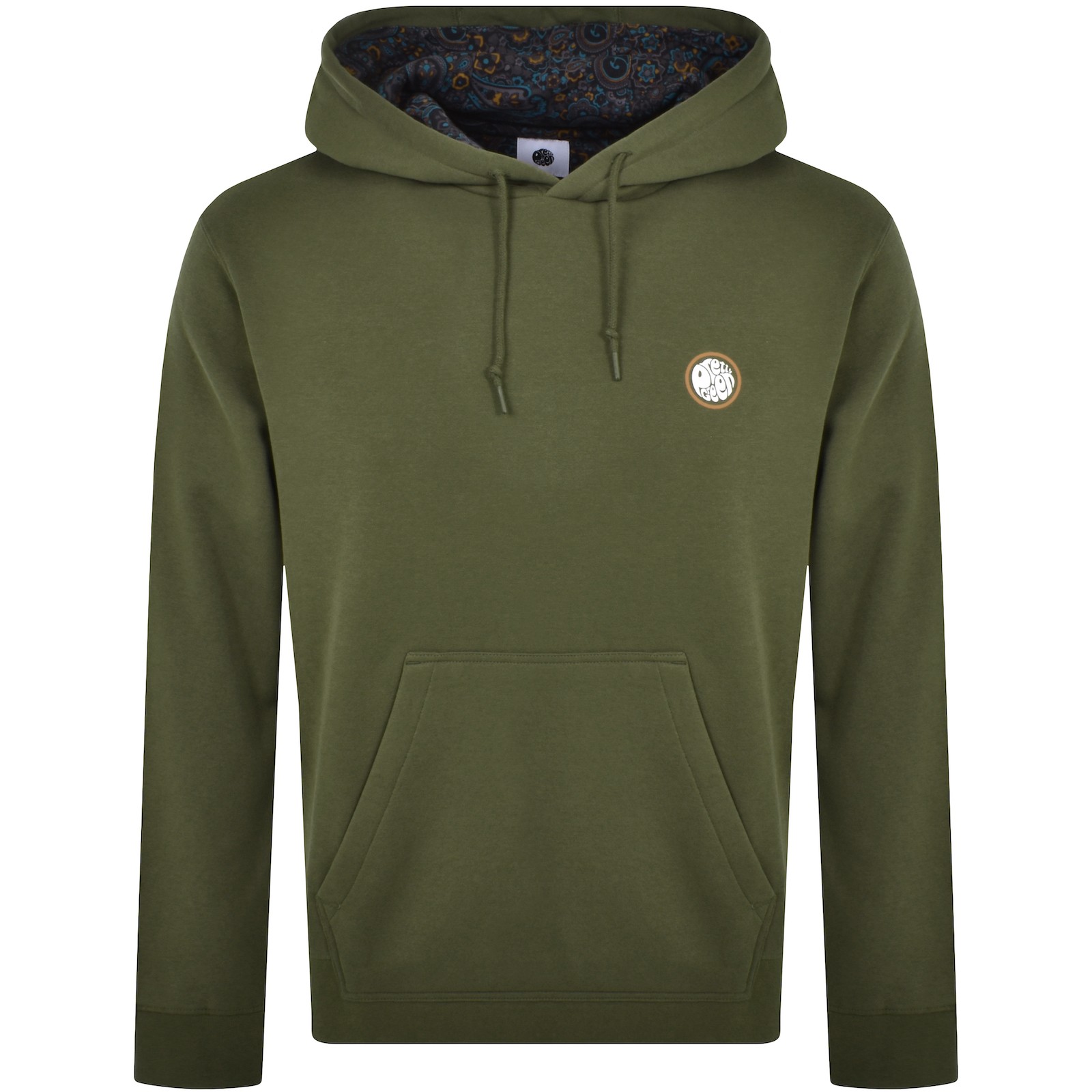 Shop Pretty Green Wonderwall Hoodie Khaki