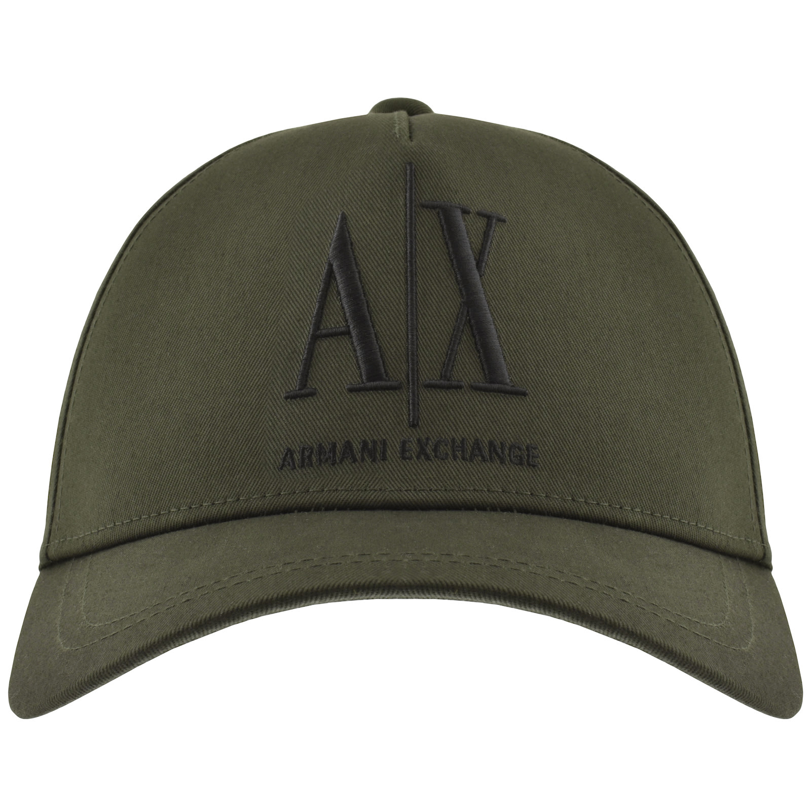 Shop Armani Exchange Logo Baseball Cap Green