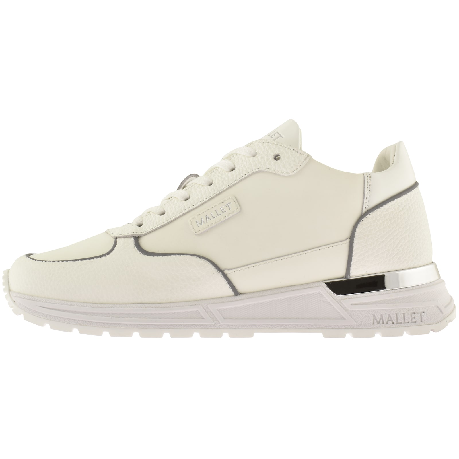 Shop Mallet Popham Lite Trainers White