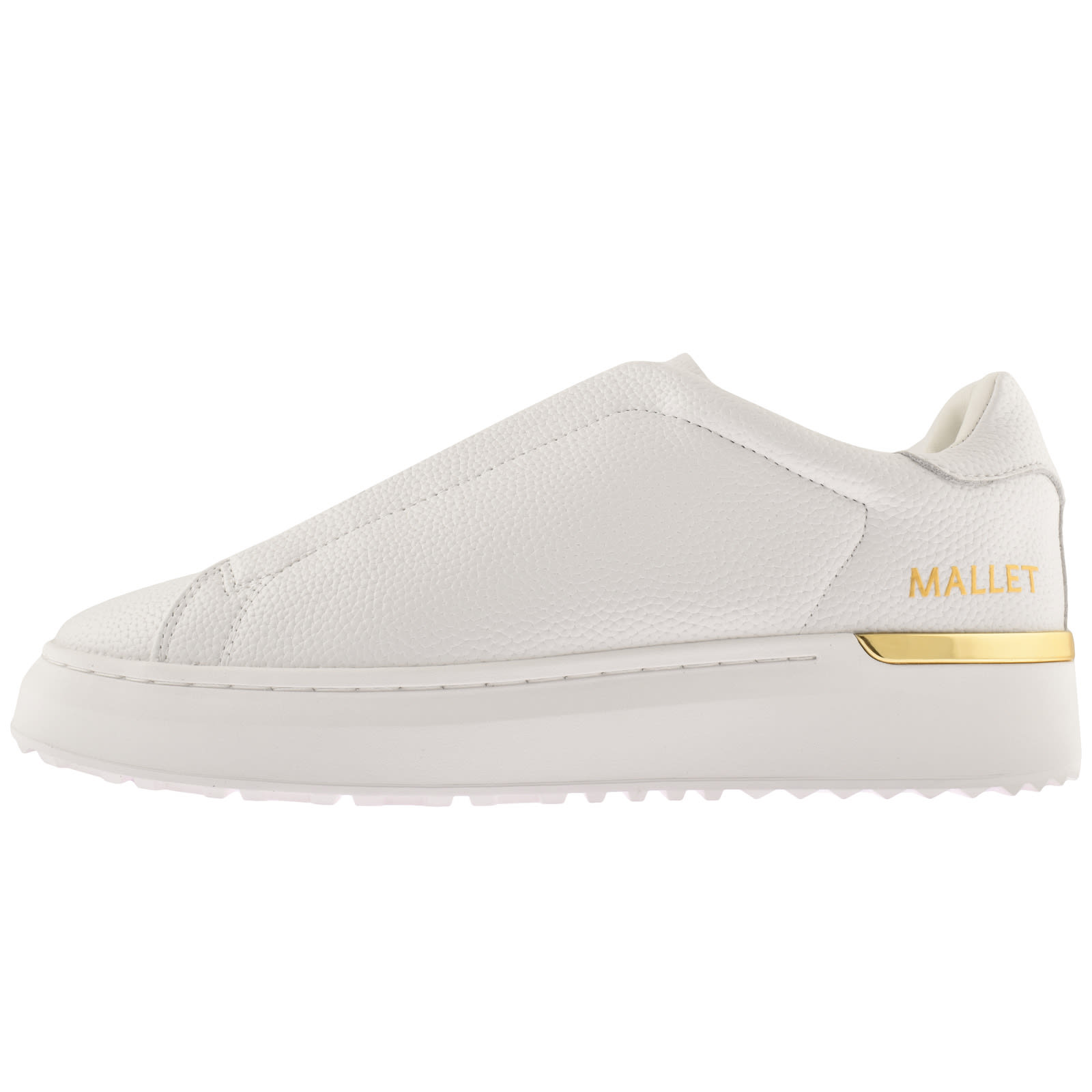 MALLET MALLET LONDON GRFTR ELAST TRAINERS WHITE 