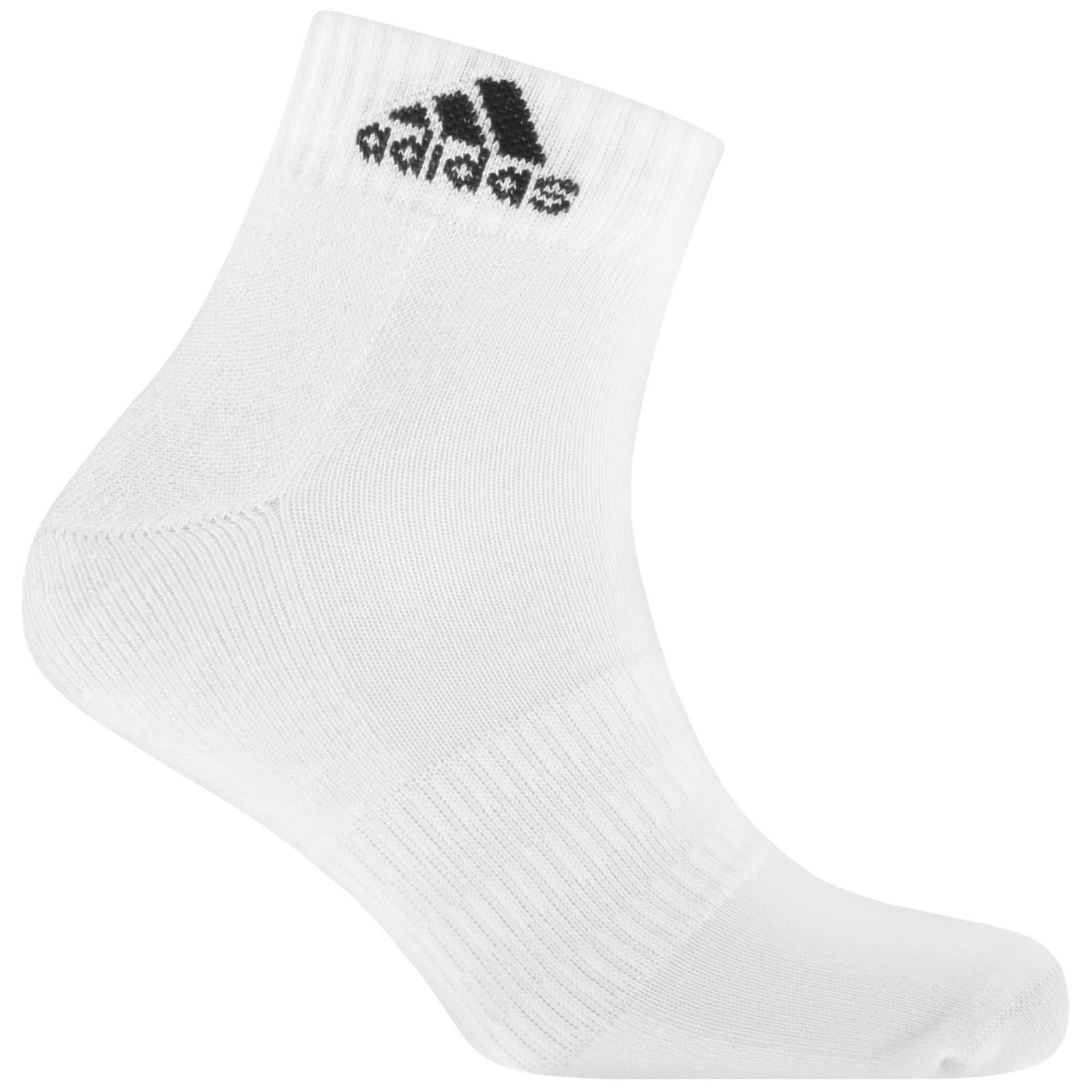 Shop Adidas Originals Adidas Six Pack Cushioned Ankle Socks White