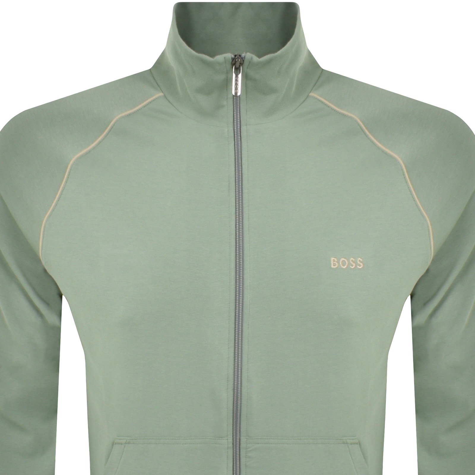 Shop Boss Business Boss Full Zip Sweatshirt Green