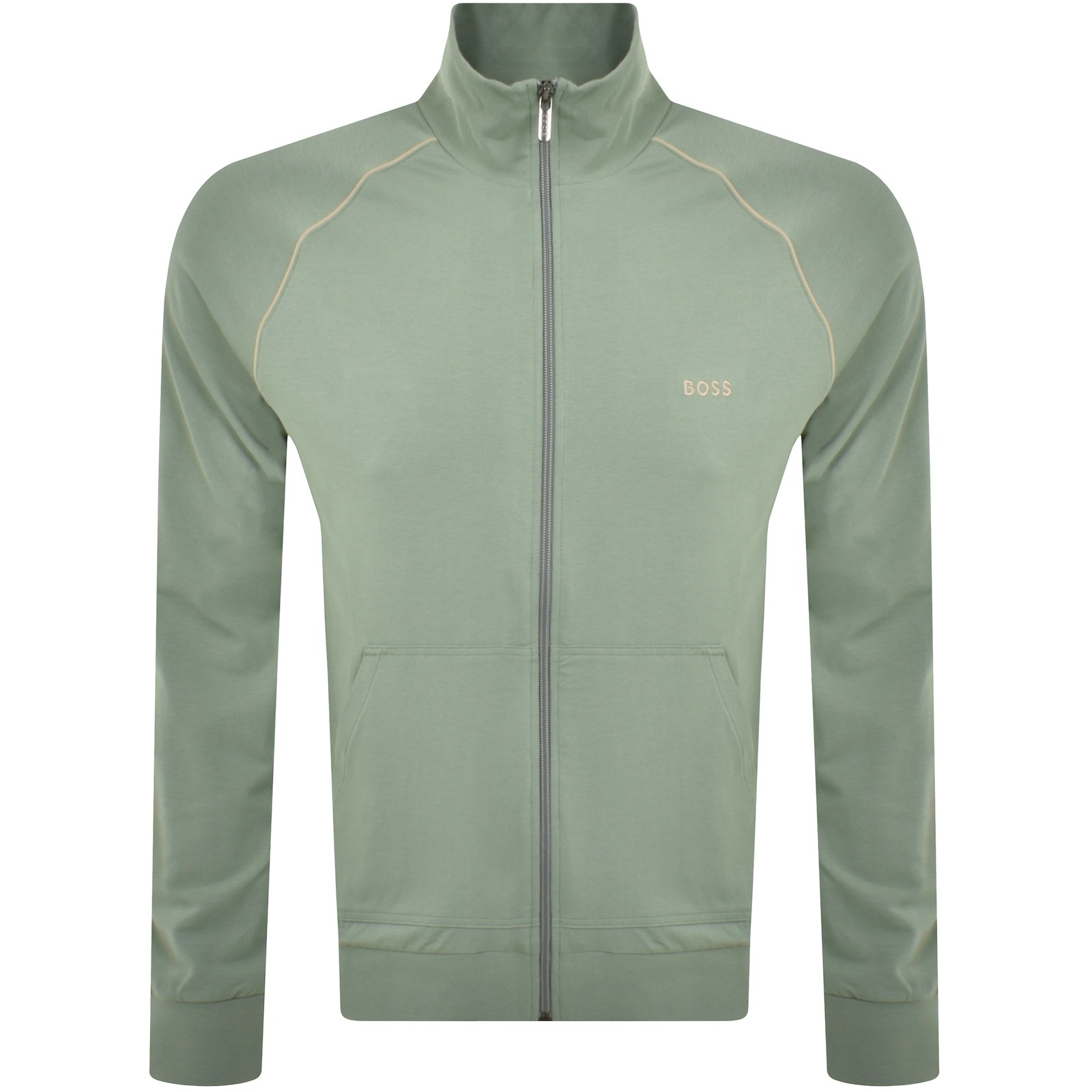 Shop Boss Business Boss Full Zip Sweatshirt Green