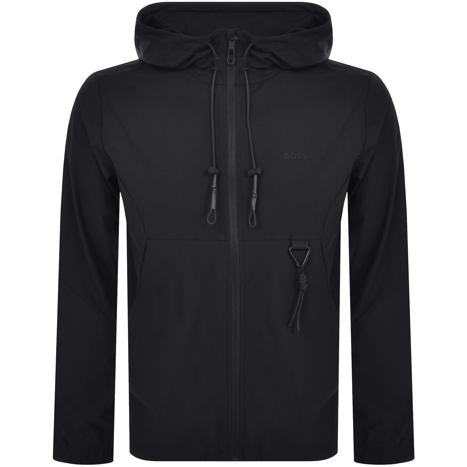 Shop Boss Athleisure Boss Swoven Jacket Black