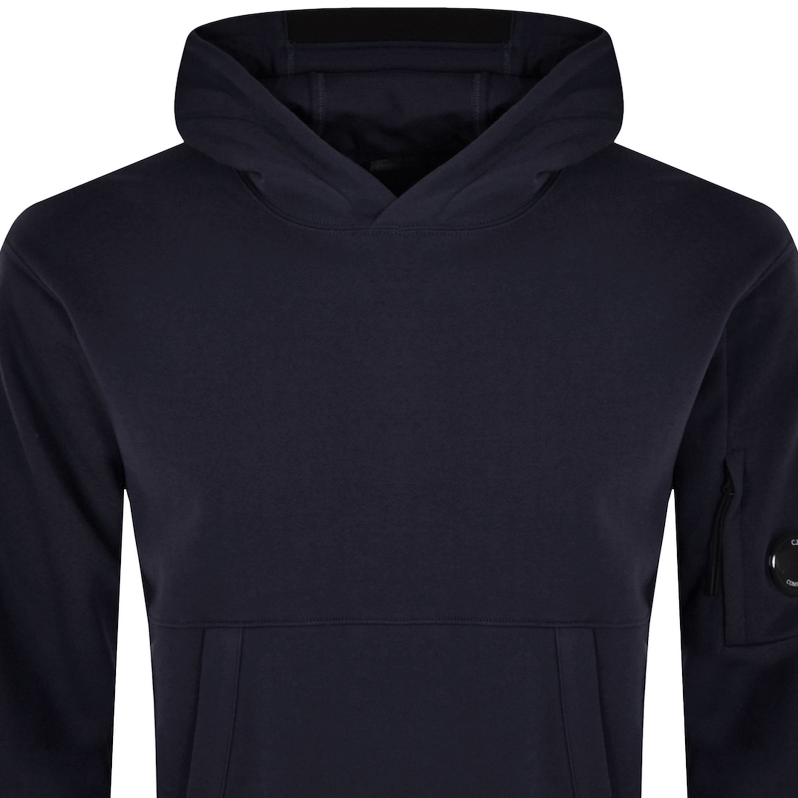 Shop C P Company Cp Company Diagonal Hoodie Navy