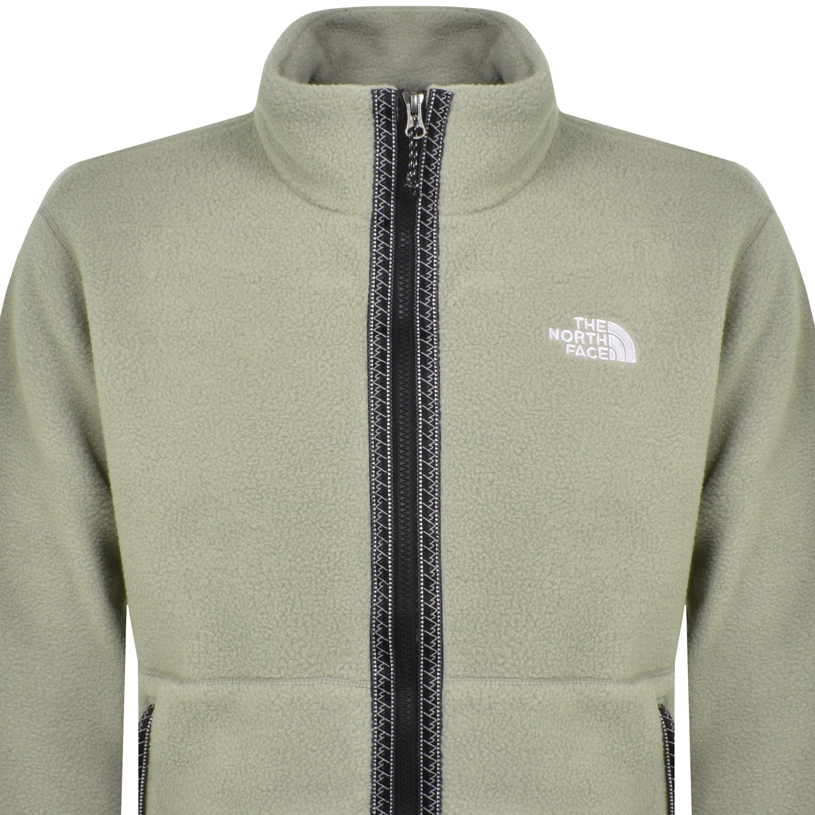 Shop The North Face Fleece Ski Jacket Grey