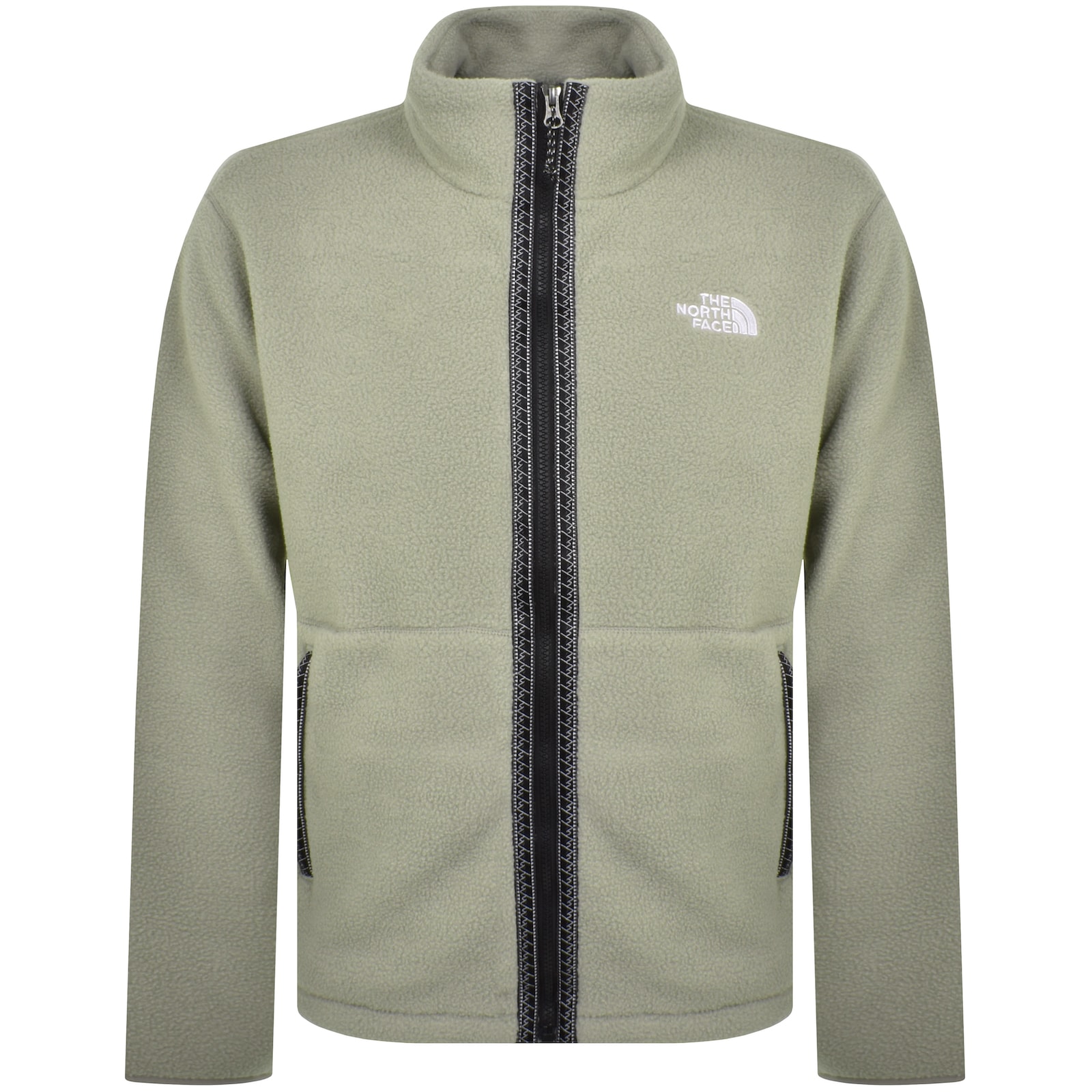 Shop The North Face Fleece Ski Jacket Grey