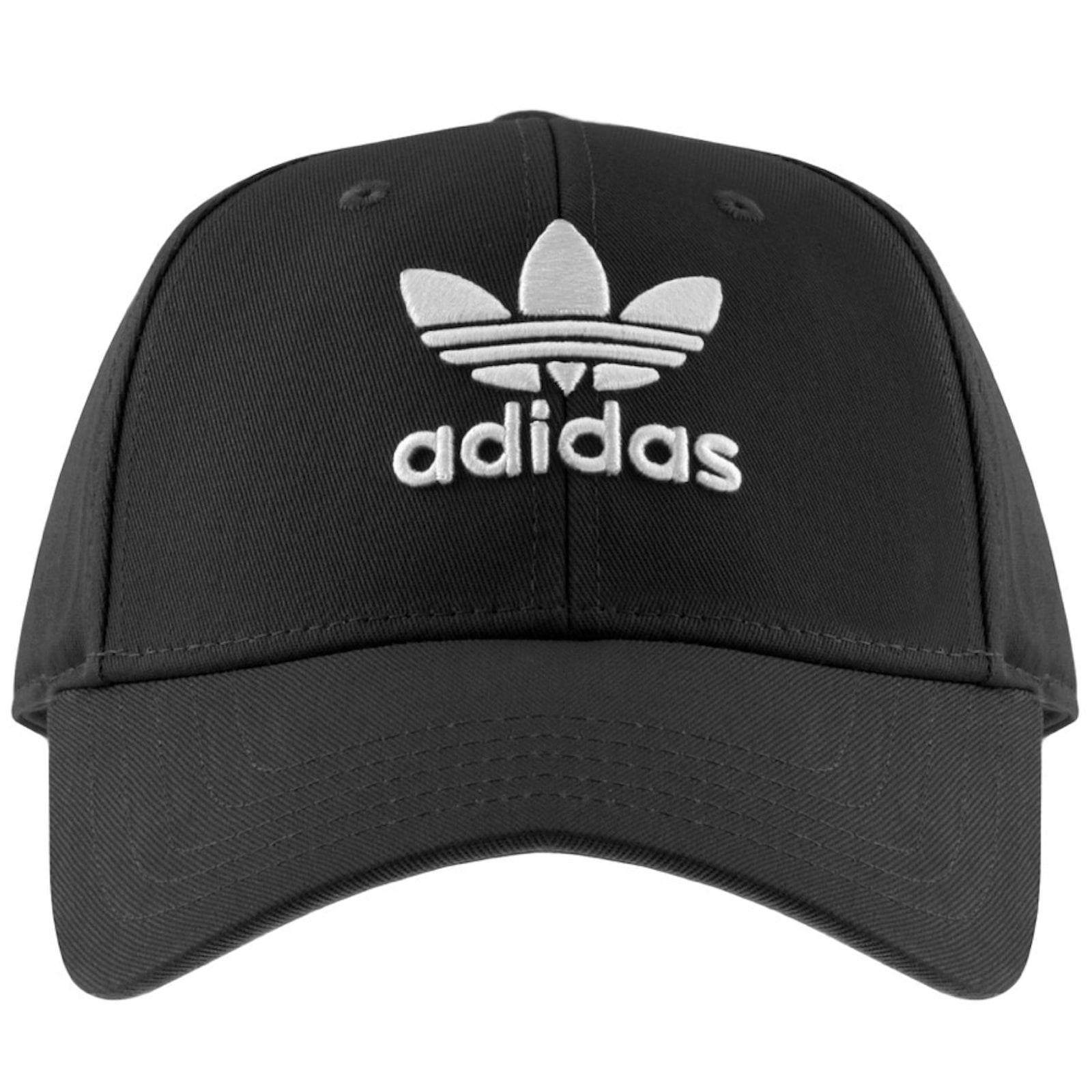 Shop Adidas Originals Trefoil Baseball Cap Black