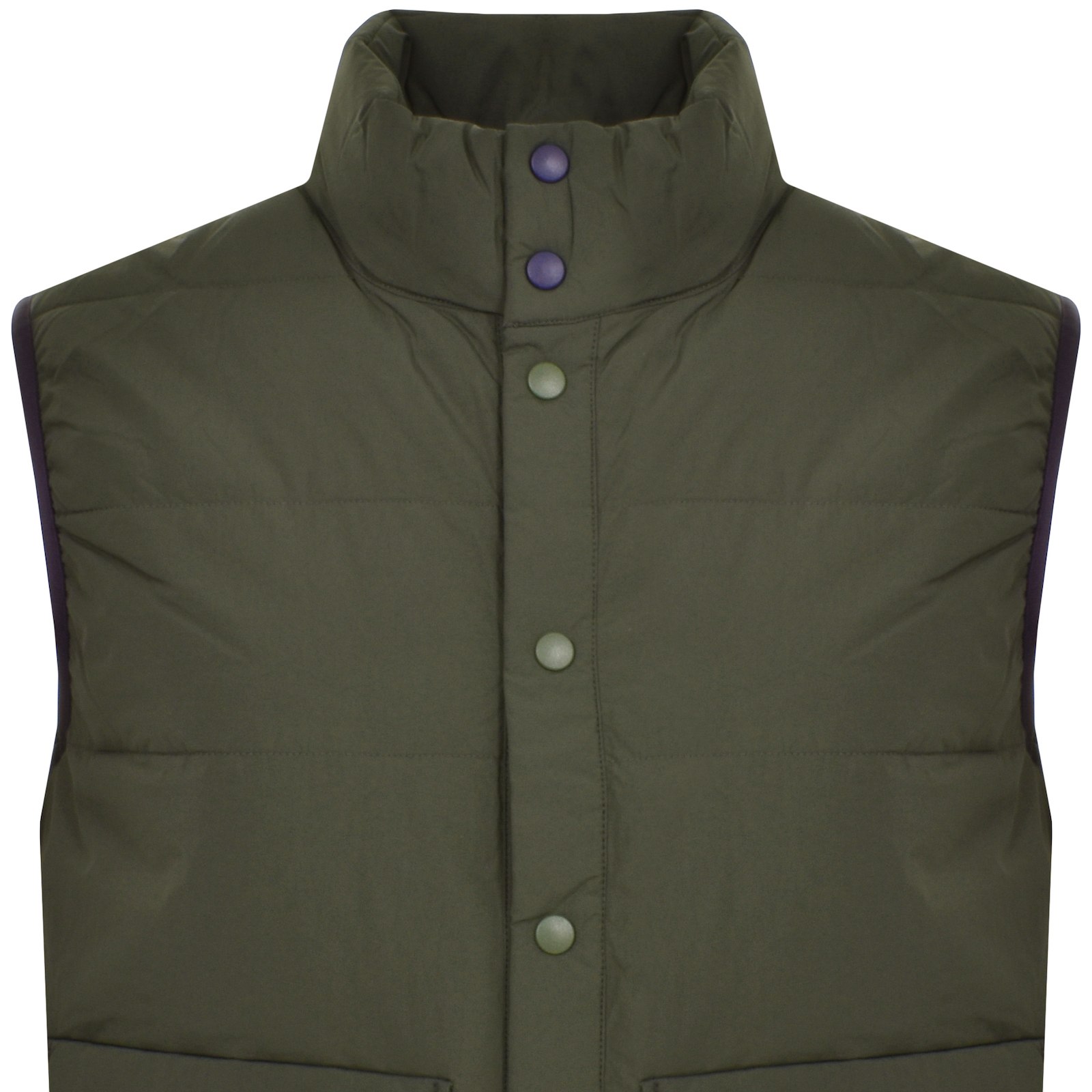 PAUL SMITH PAUL SMITH FIBRE DOWN GILET GREEN