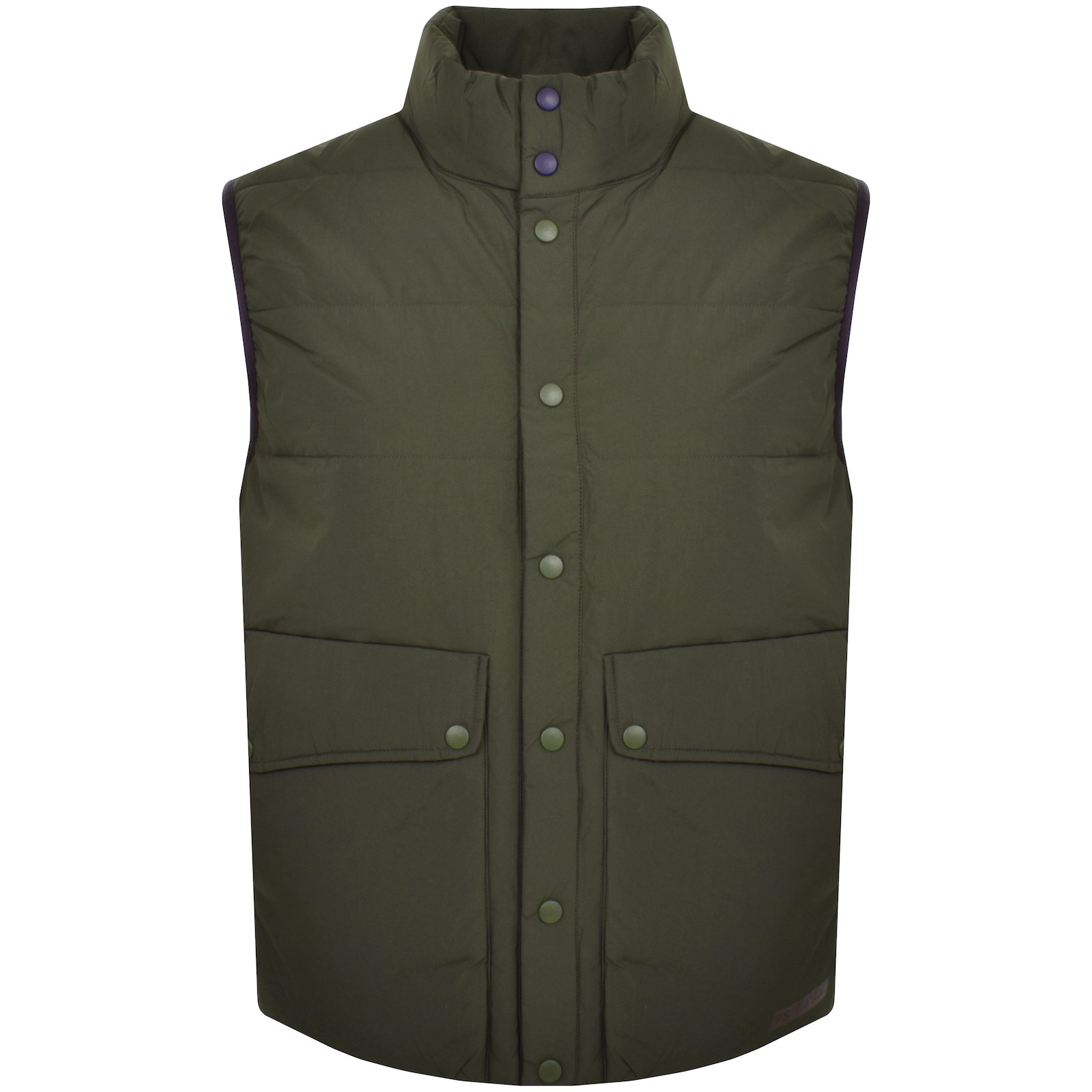 PAUL SMITH PAUL SMITH FIBRE DOWN GILET GREEN