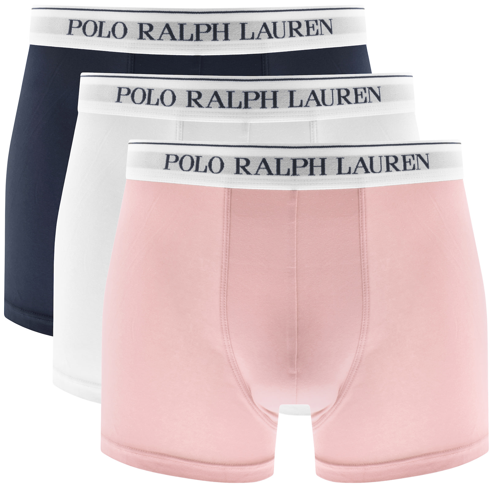 Shop Ralph Lauren Underwear 3 Pack Trunks In White