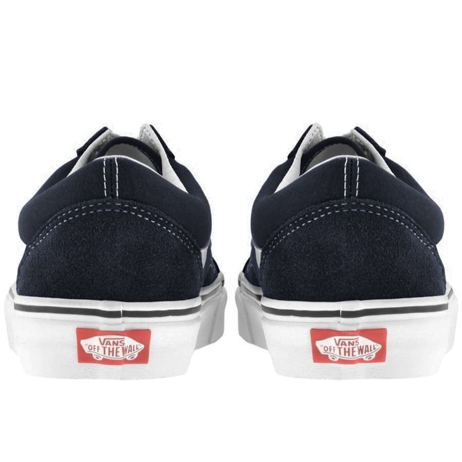 Shop Vans Old Skool Canvas Trainers Navy