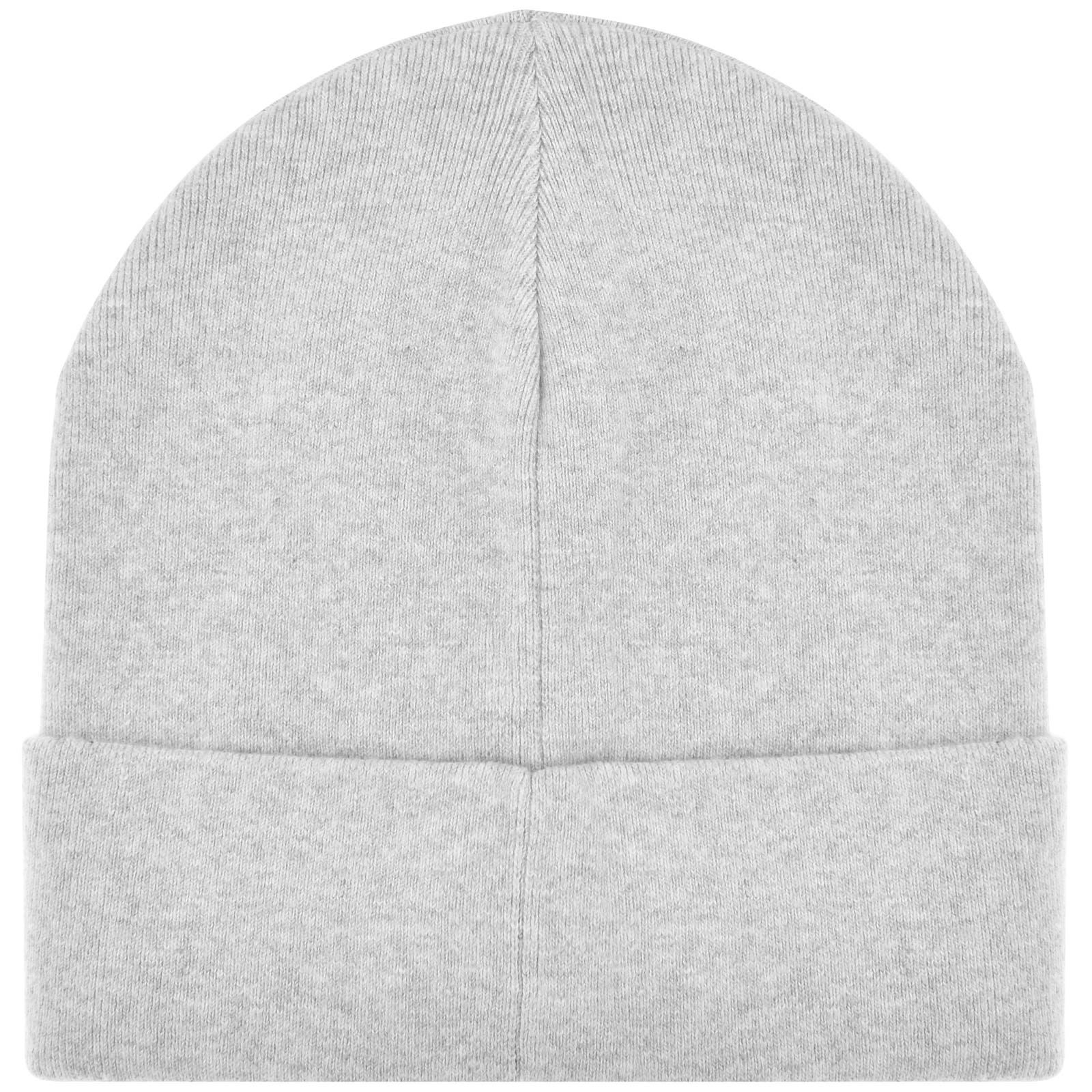 Tommy Jeans Linear Beanie Hat Grey In Grey