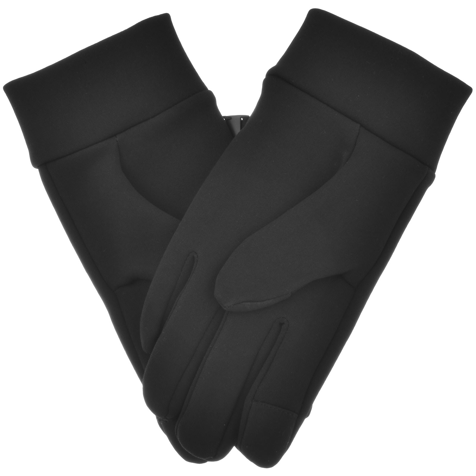 Calvin Klein Neoprene Gloves Black In Black