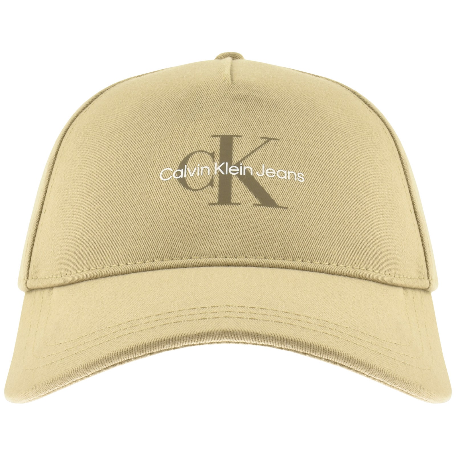 Shop Calvin Klein Jeans Monologo Cap Beige