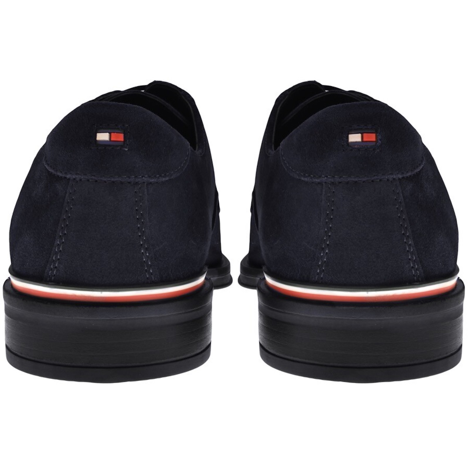 Shop Tommy Hilfiger Classic Suede Shoes Navy