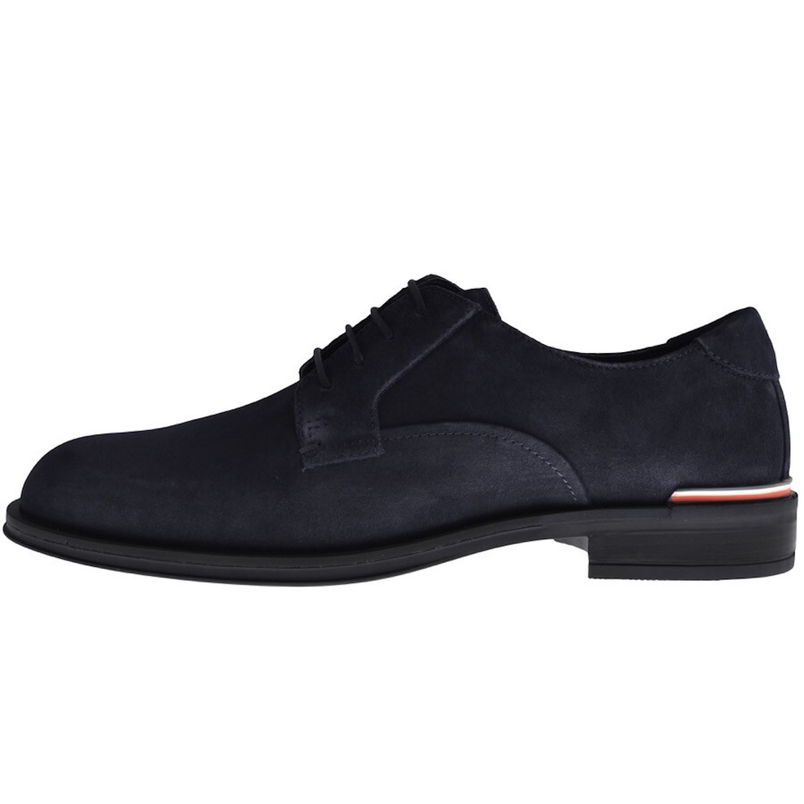 Shop Tommy Hilfiger Classic Suede Shoes Navy