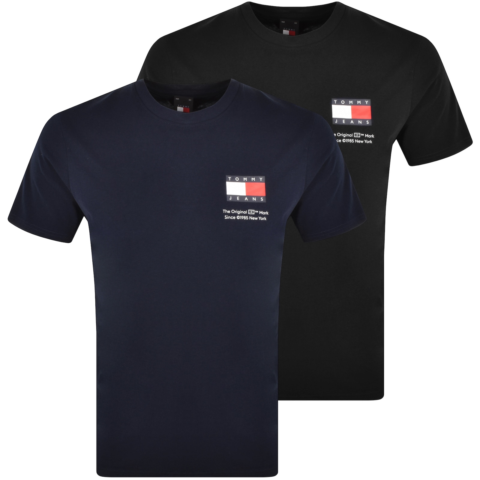 Shop Tommy Jeans 2 Pack T Shirts In Black