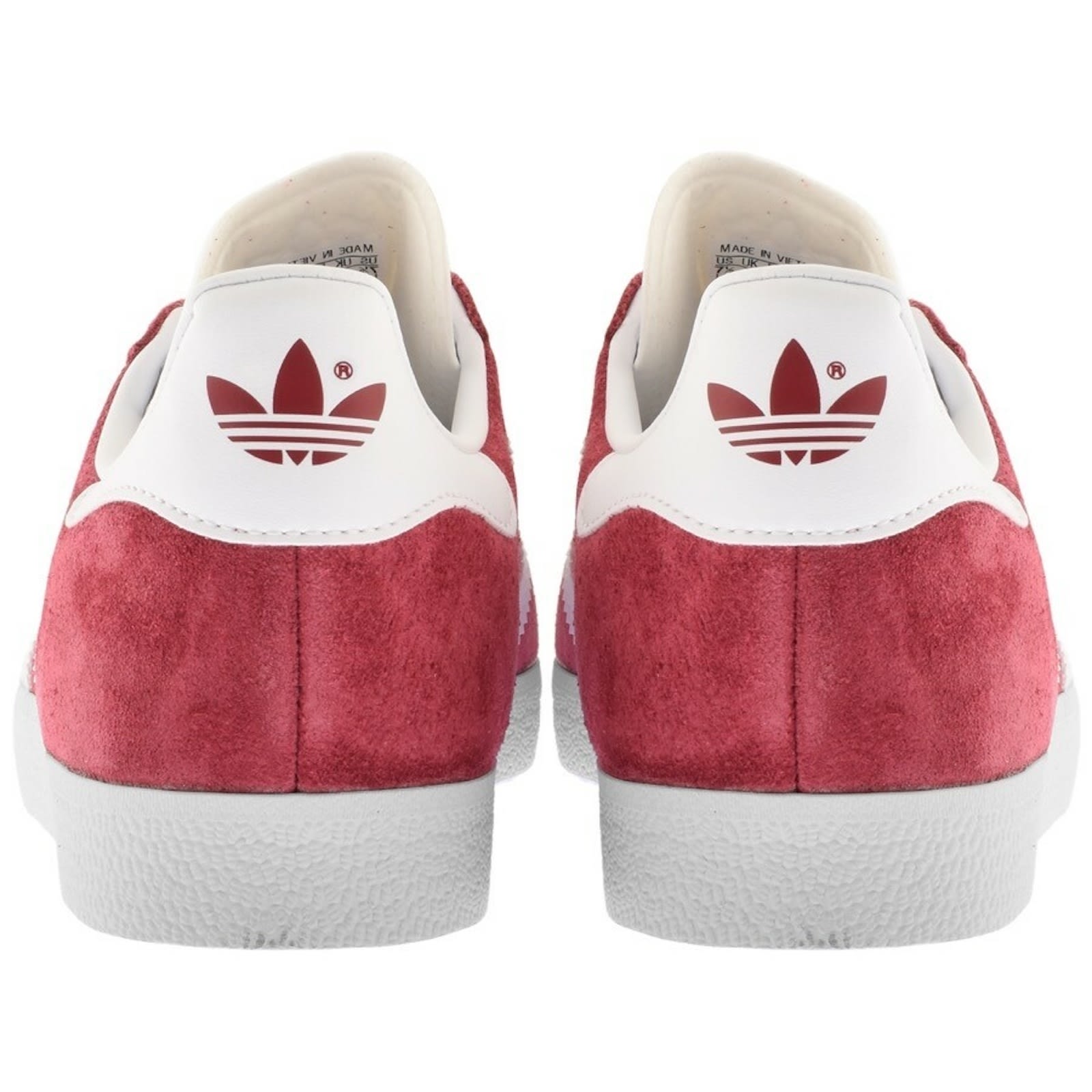 Shop Adidas Originals Gazelle Trainers Burgundy