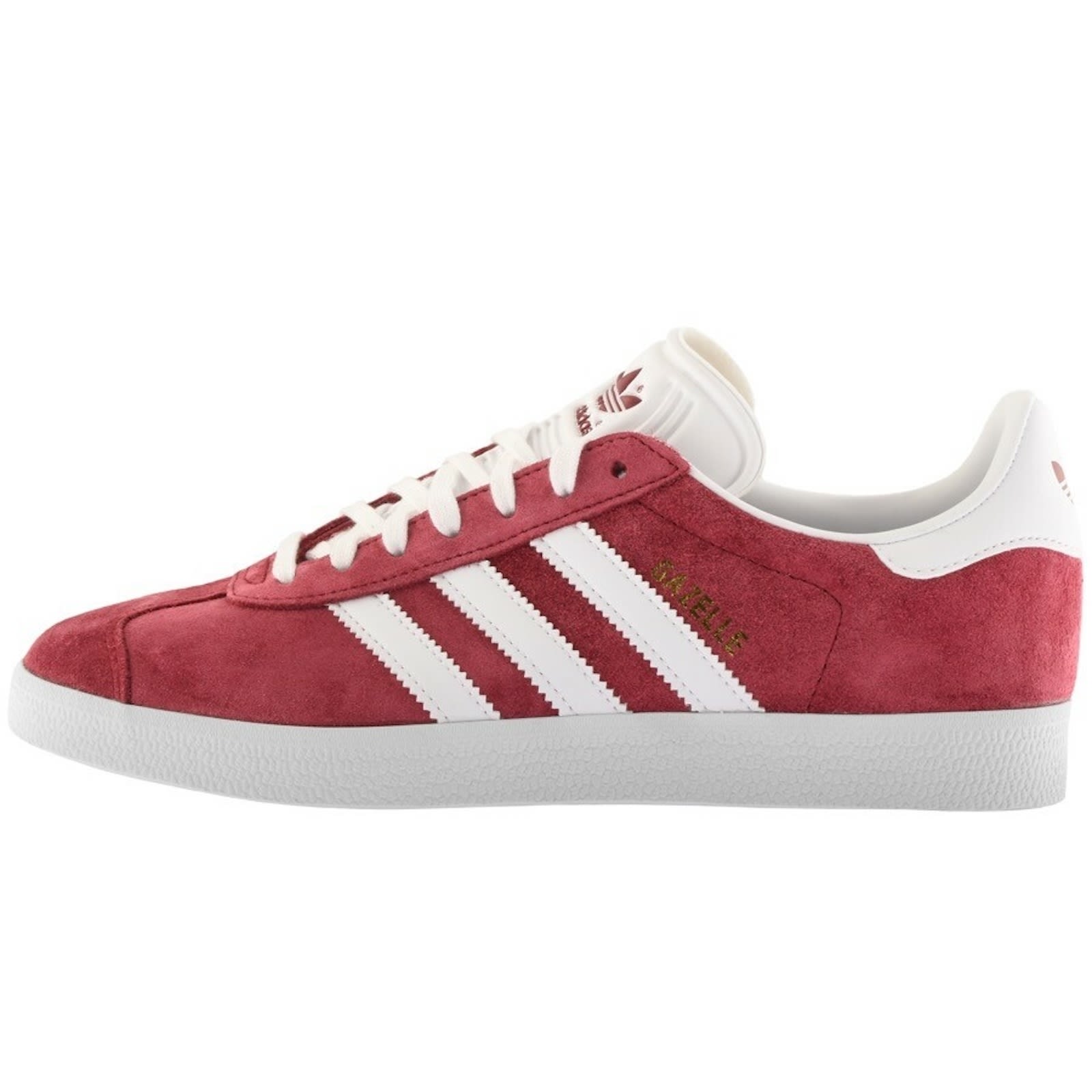 Shop Adidas Originals Gazelle Trainers Burgundy