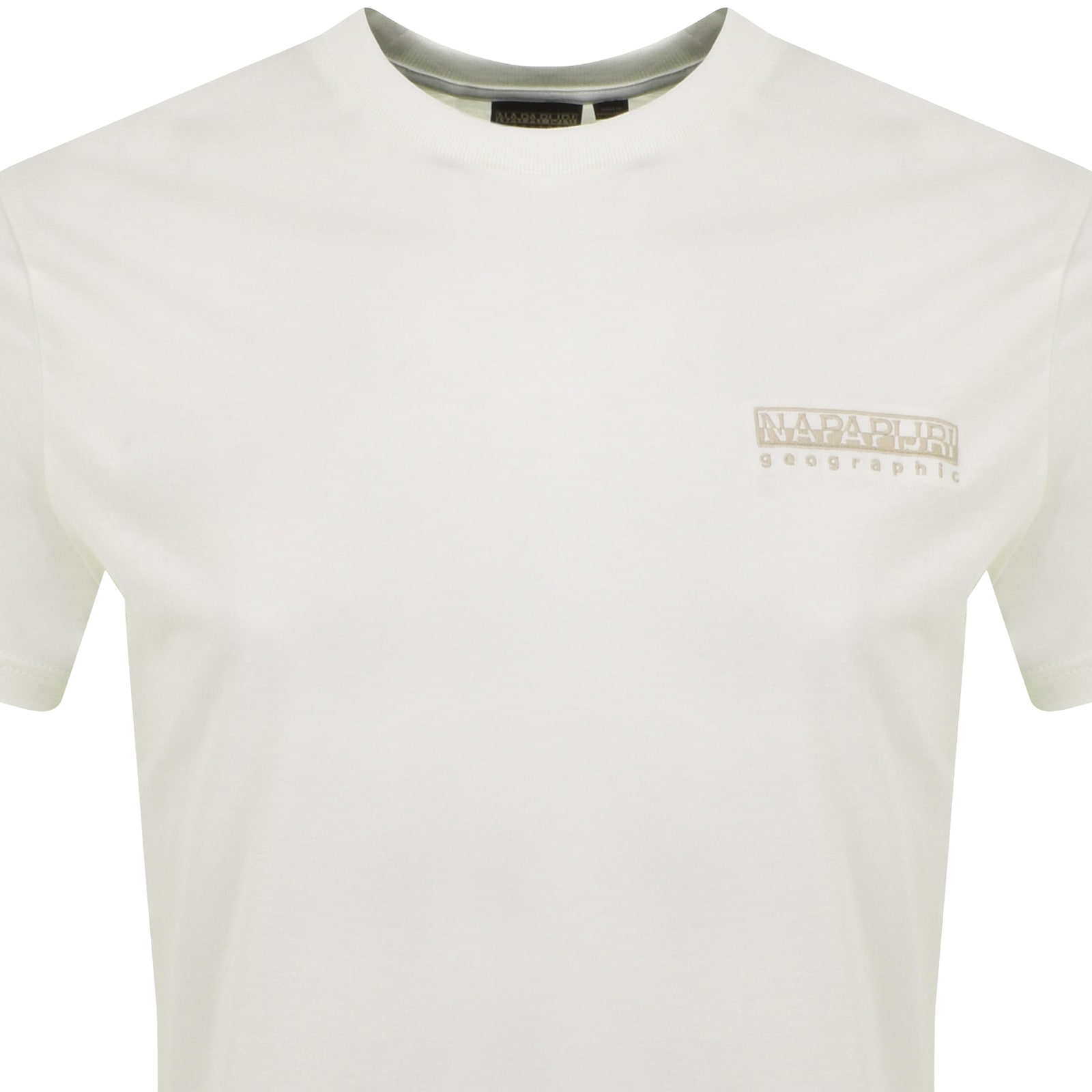 Shop Napapijri S Kander T Shirt White