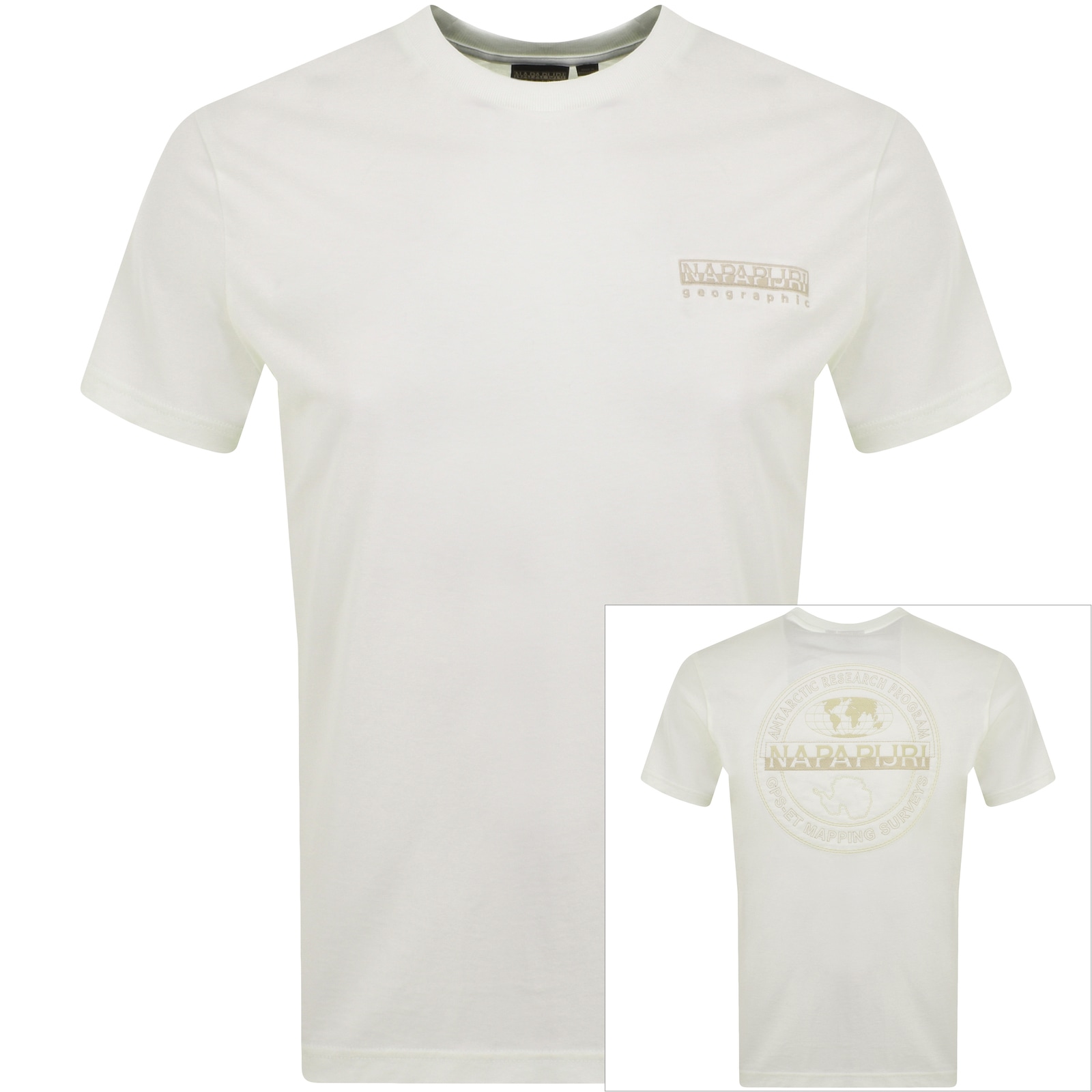 Shop Napapijri S Kander T Shirt White