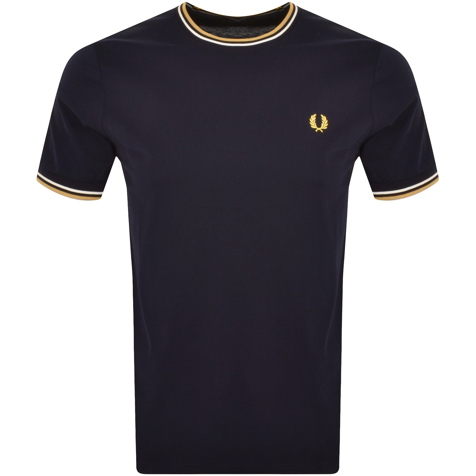 Shop Fred Perry Twin Tipped T Shirt Navy