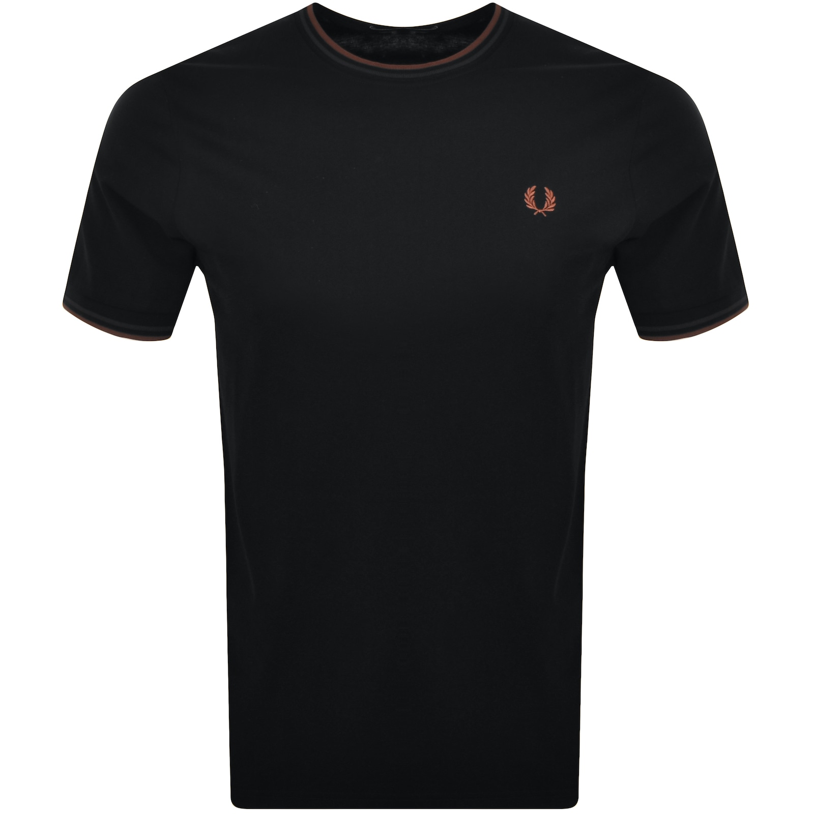 Shop Fred Perry Twin Tipped T Shirt Black