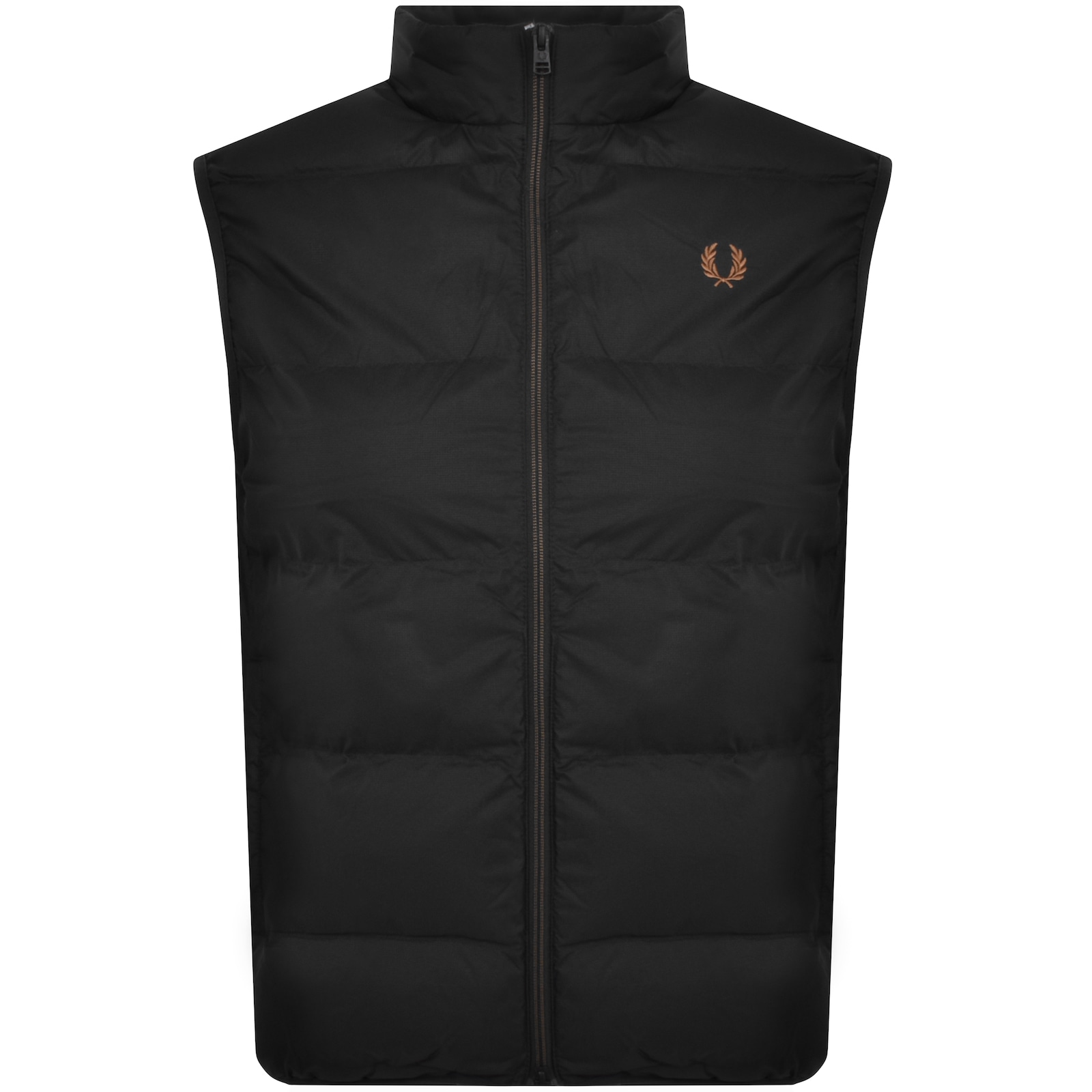 Shop Fred Perry Insulated Gilet Black