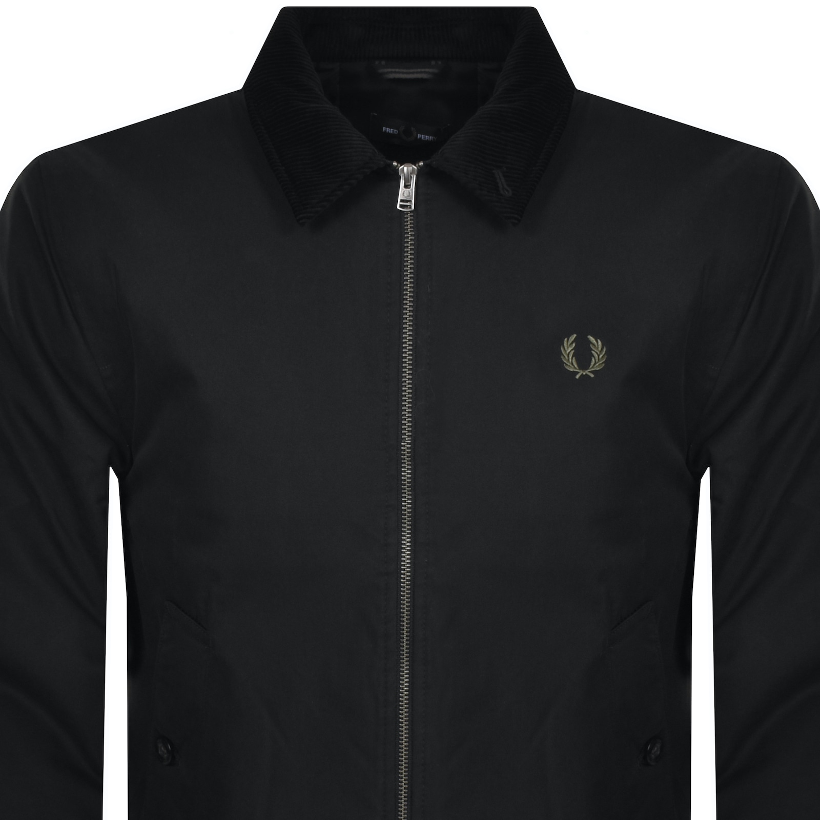 Shop Fred Perry The Caban Jacket Black